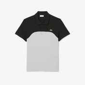 Lacoste Erkek Regular Fit Renk Bloklu Gri Polo
