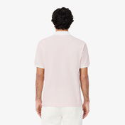 Lacoste L.12.12 Erkek Classic Fit Çizgili Pembe Polo