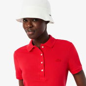 Lacoste L.12.D Kadın Slim Fit Kırmızı Polo