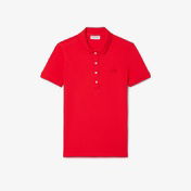 Lacoste L.12.D Kadın Slim Fit Kırmızı Polo