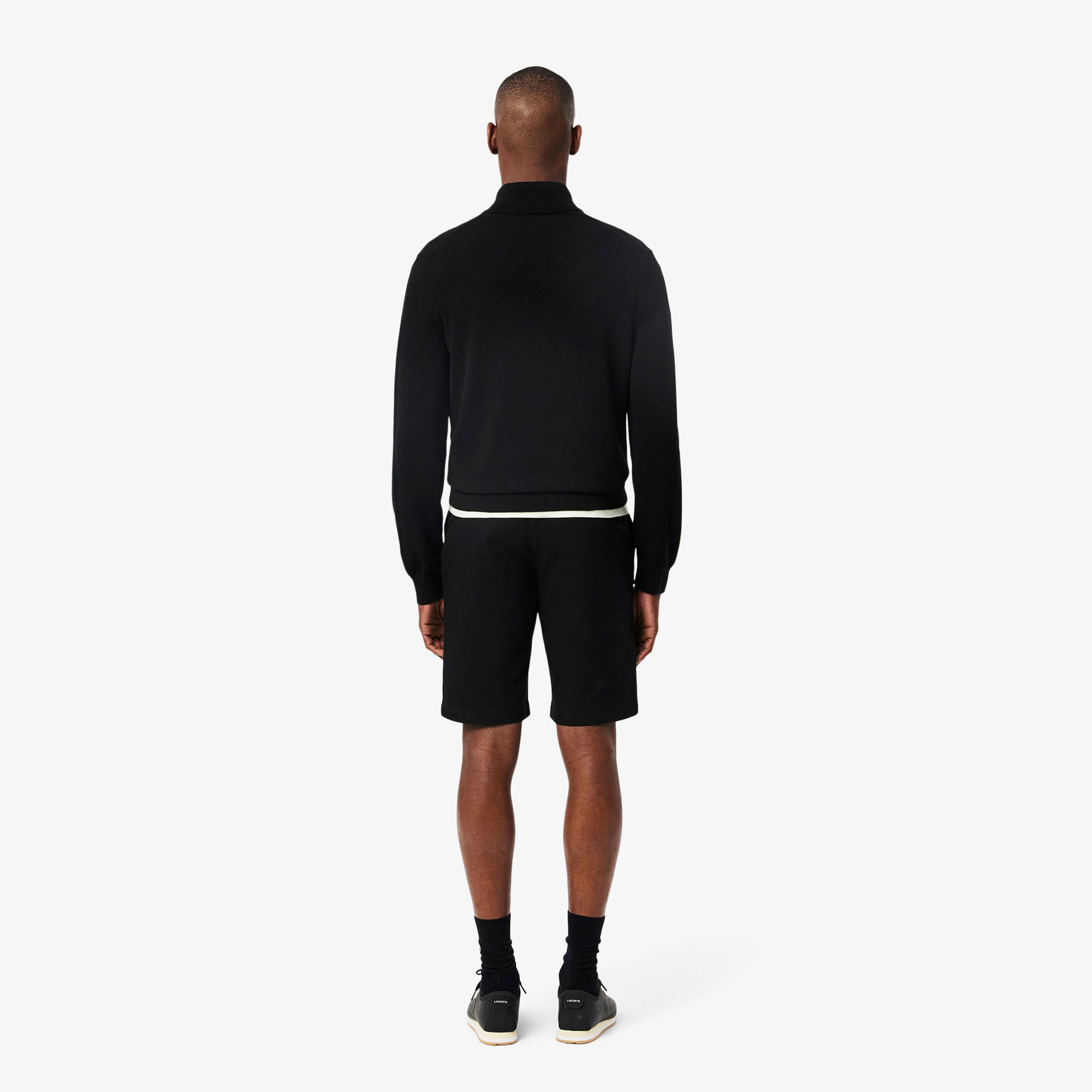 Lacoste Erkek Slim Fit Siyah Bermuda Şort