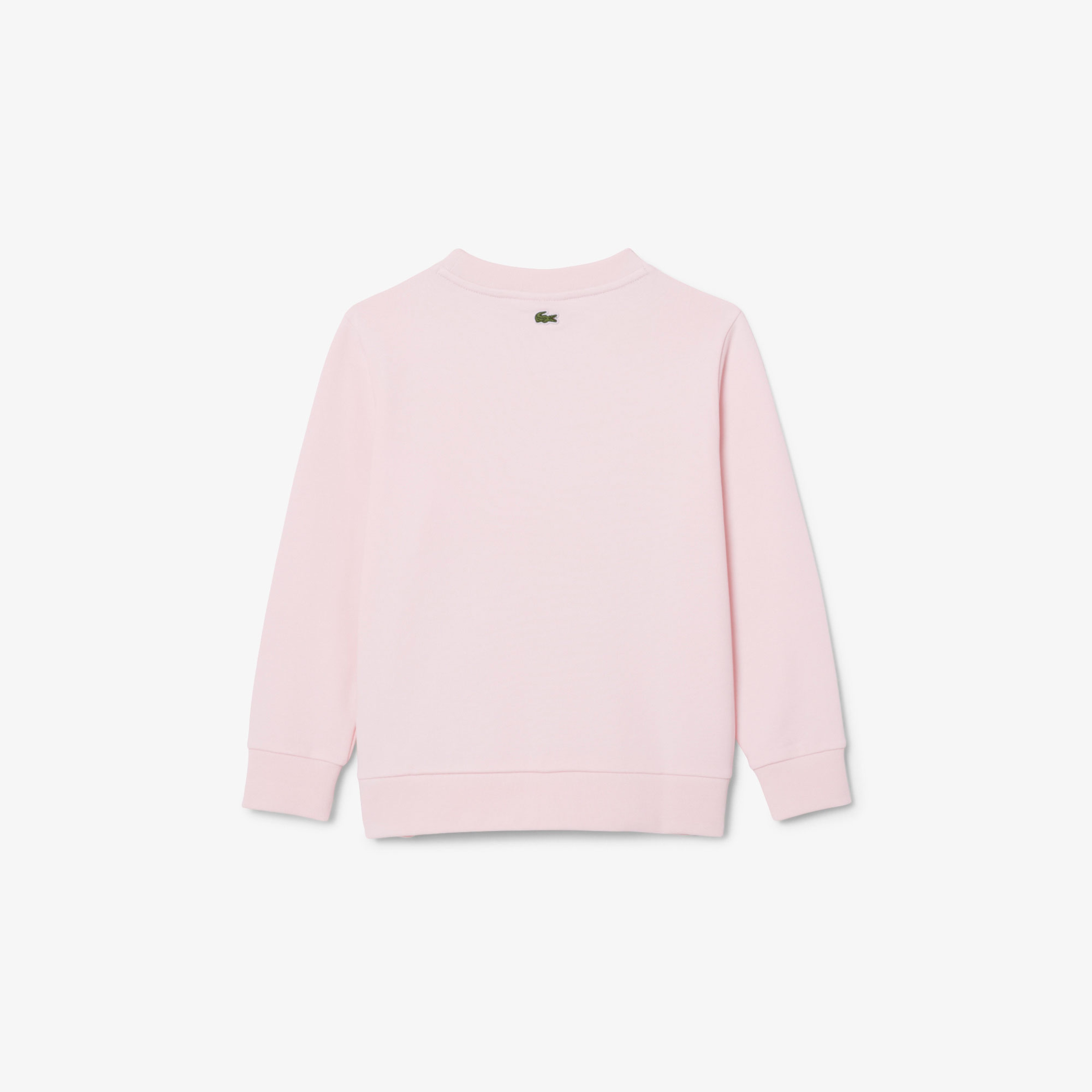 Lacoste Çocuk Bisiklet Yaka Açık Pembe Sweatshirt