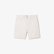Lacoste Erkek Straight Fit Denim Beyaz Bermuda Şort