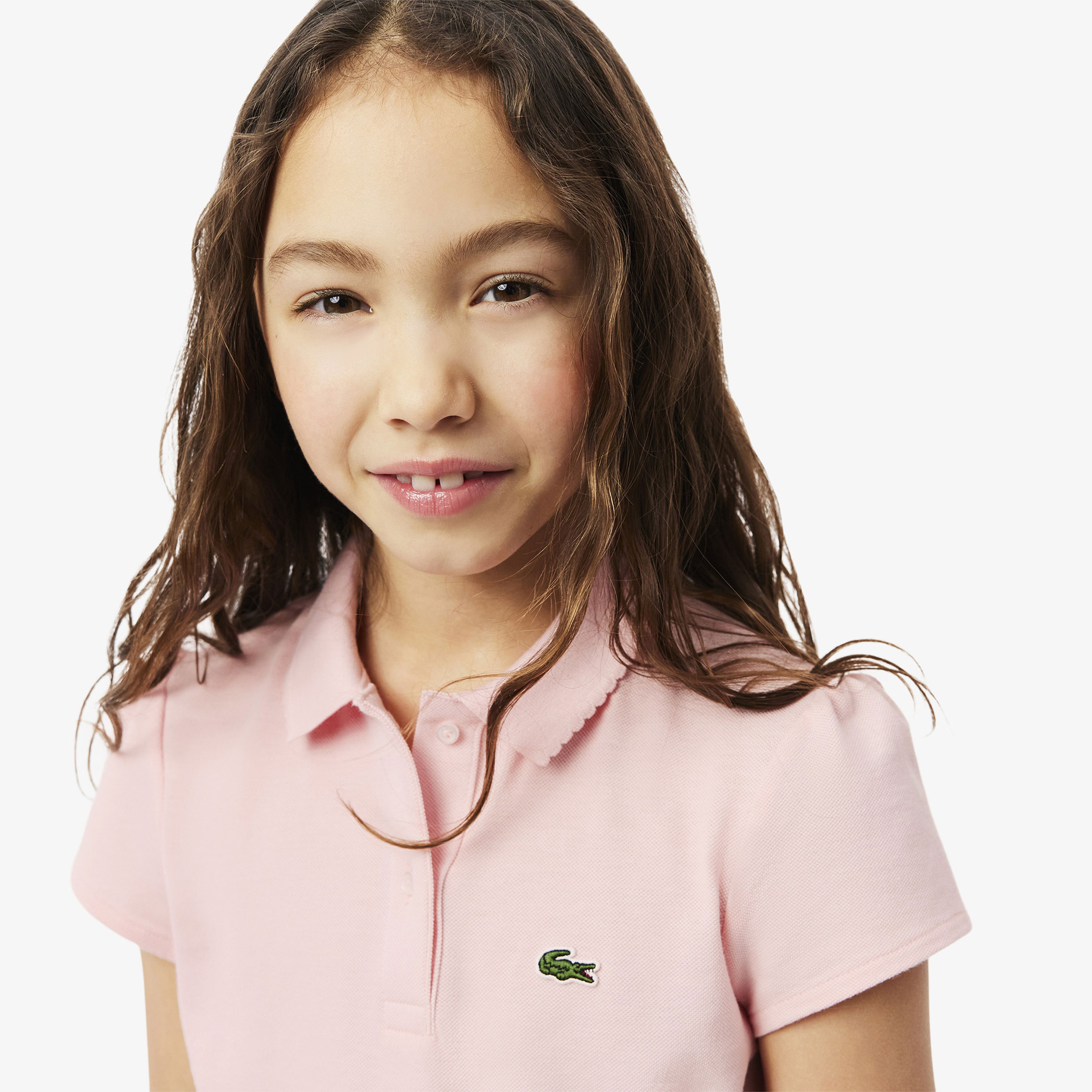 Lacoste Classic Çocuk Pembe Polo
