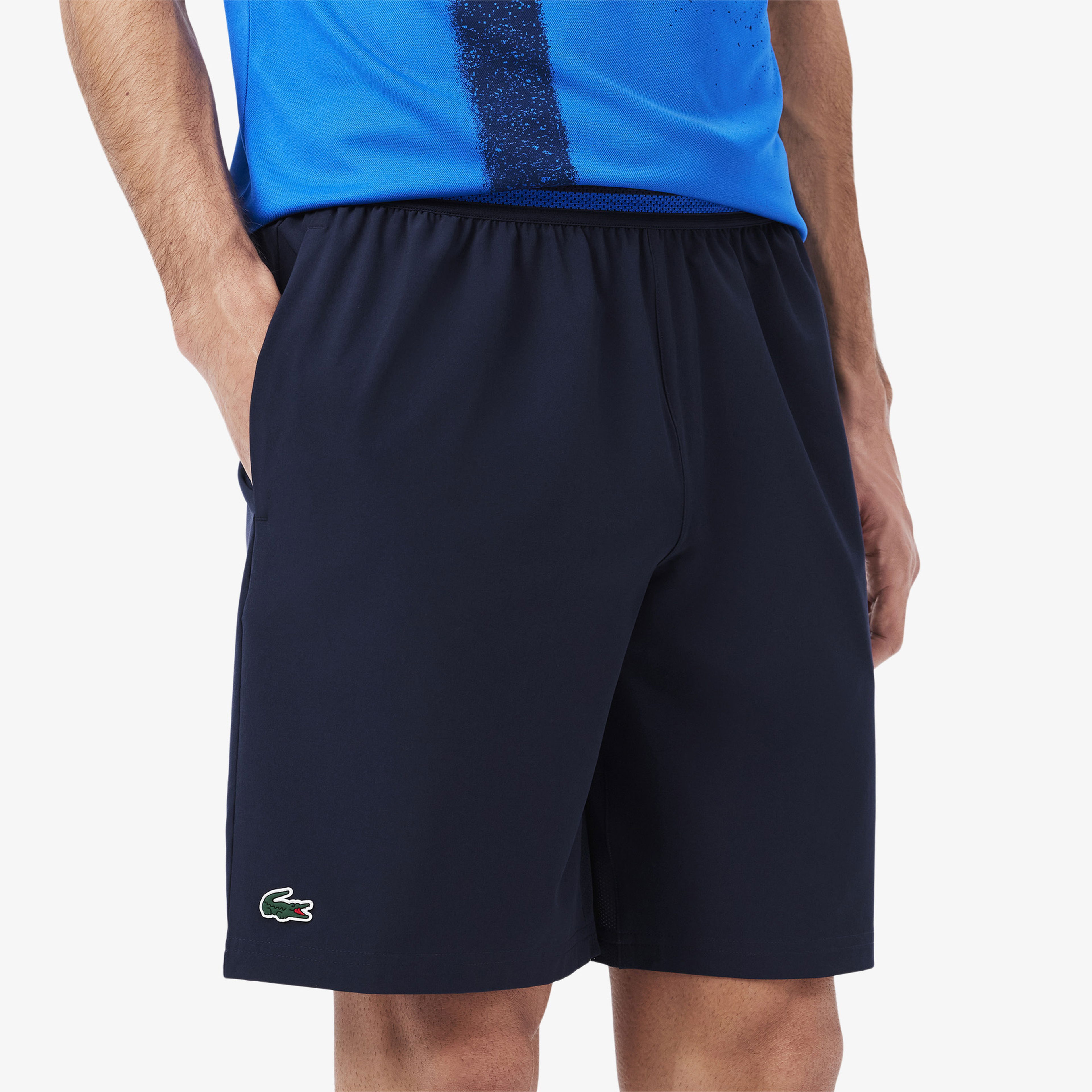 Lacoste Tennis x Novak Djokovic Erkek Lacivert Şort