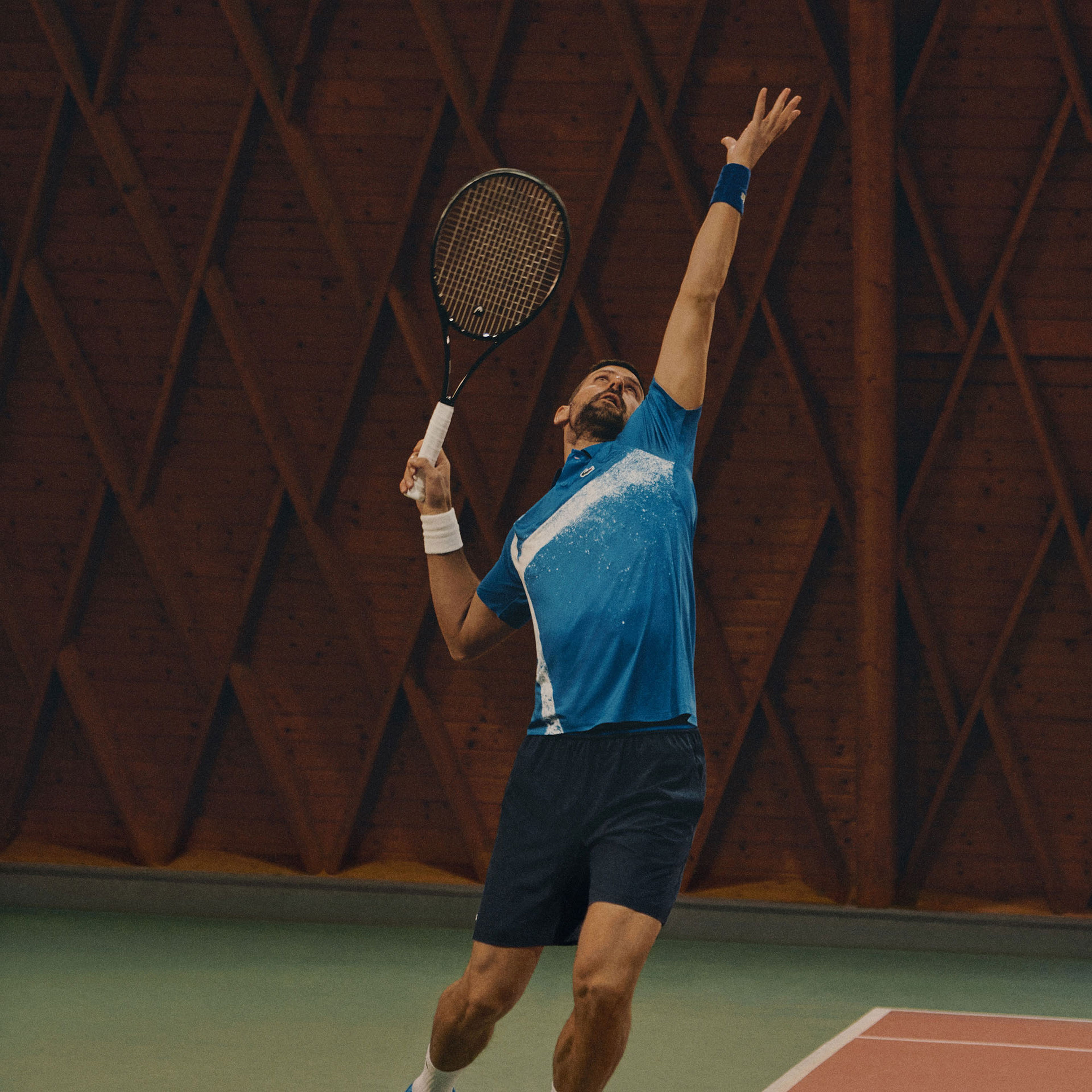 Lacoste Tennis x Novak Djokovic Erkek Lacivert Şort