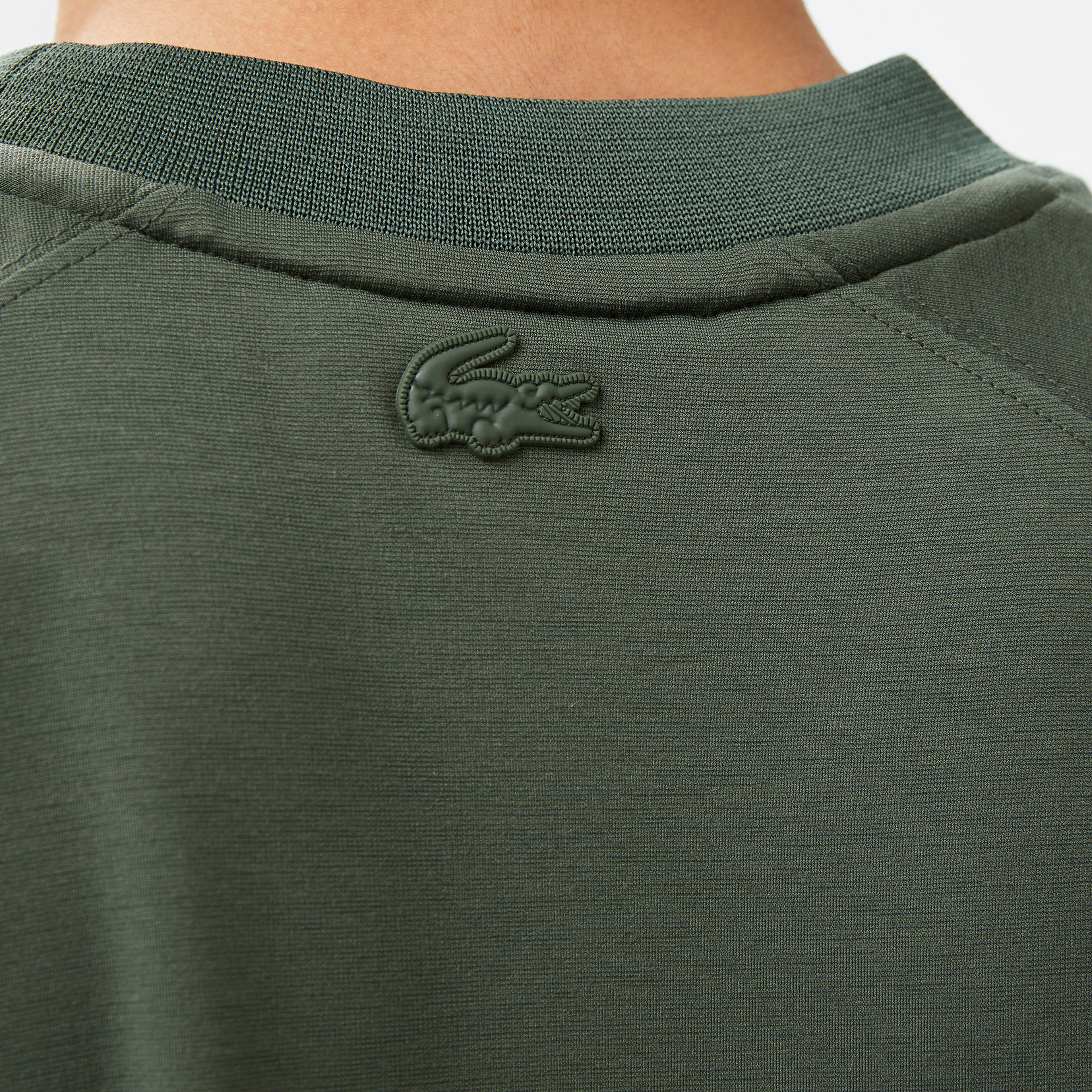 Lacoste Erkek Oversize Fit Bisiklet Yaka Koyu Yeşil T-Shirt