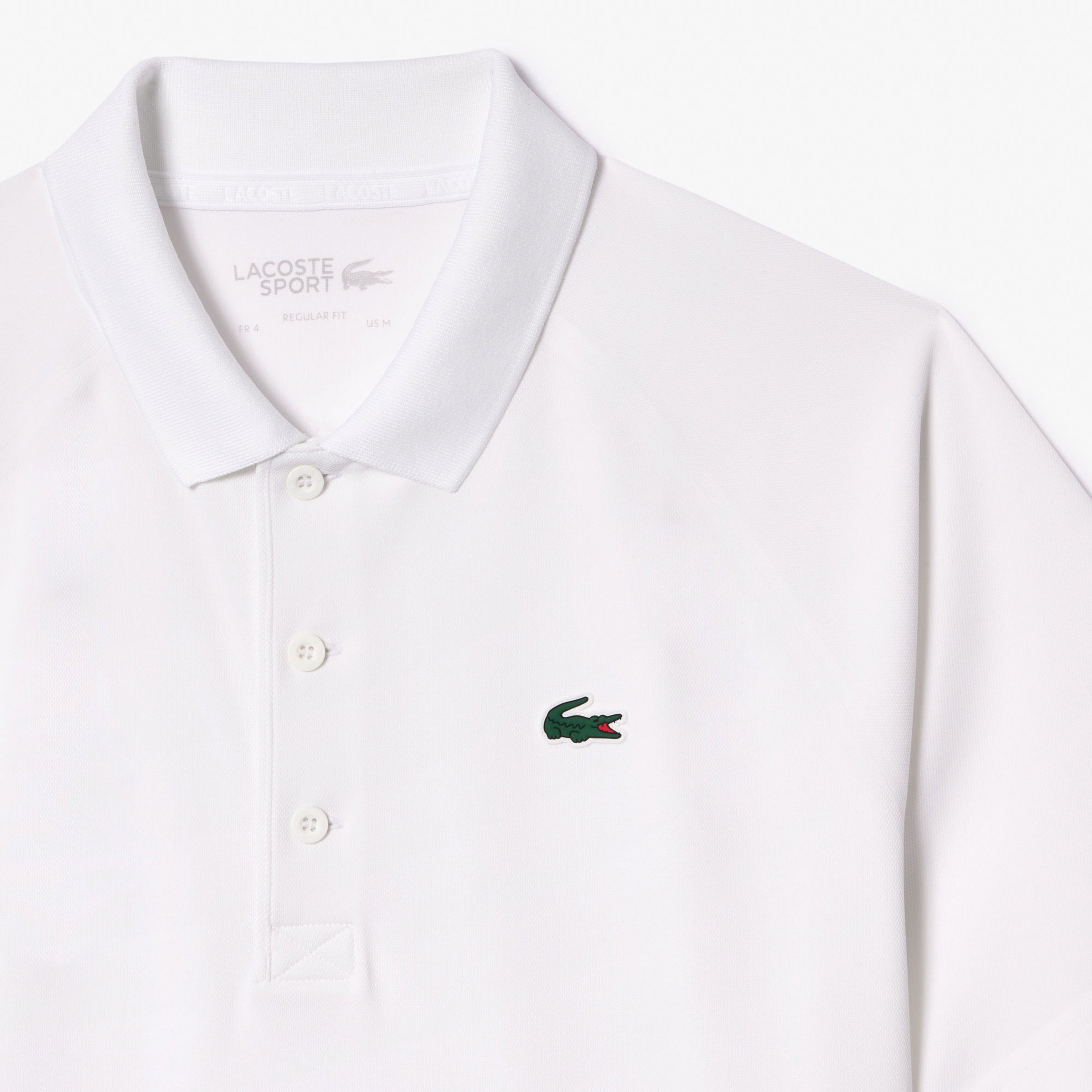 Lacoste SPORT Erkek Regular Fit Beyaz Polo
