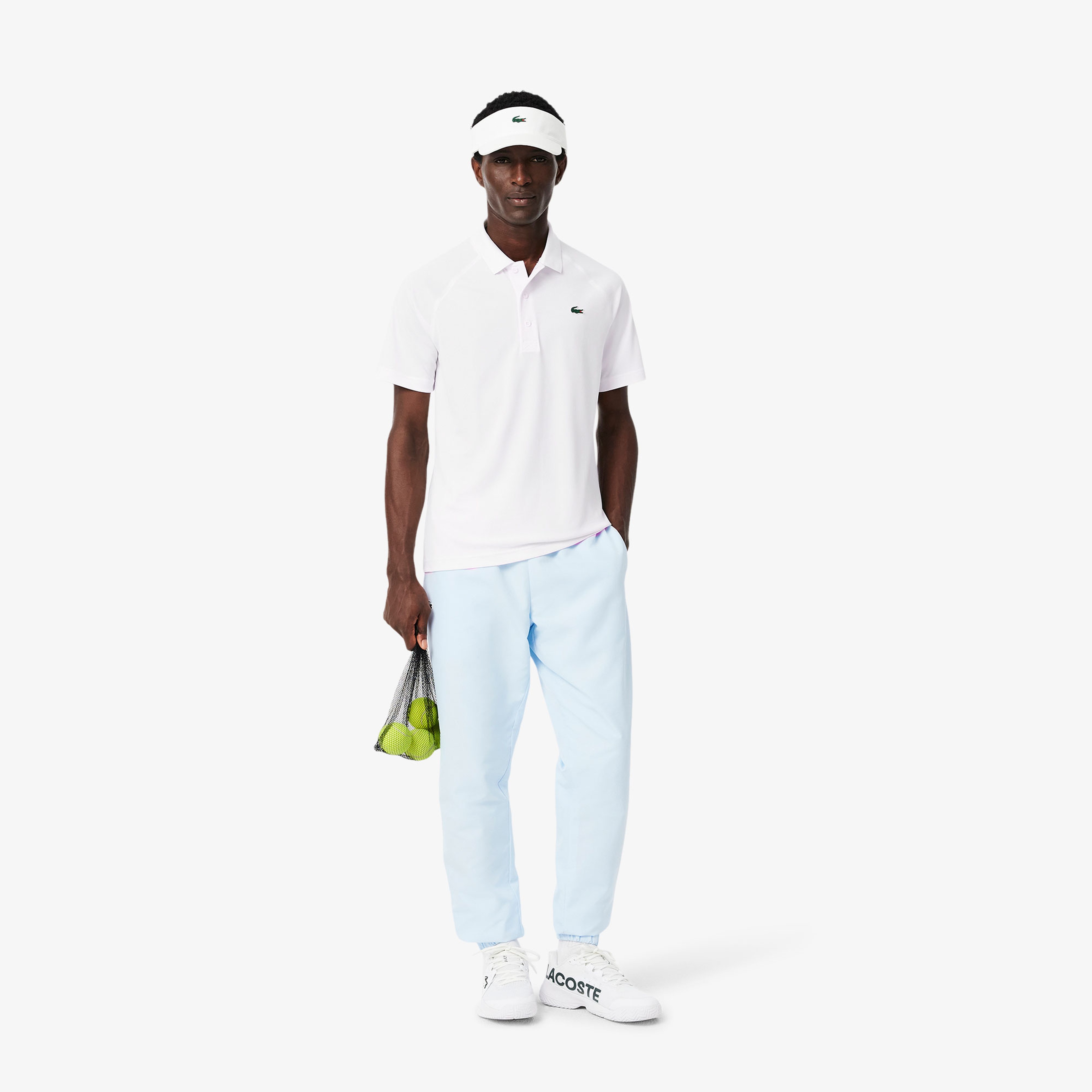Lacoste SPORT Erkek Regular Fit Beyaz Polo