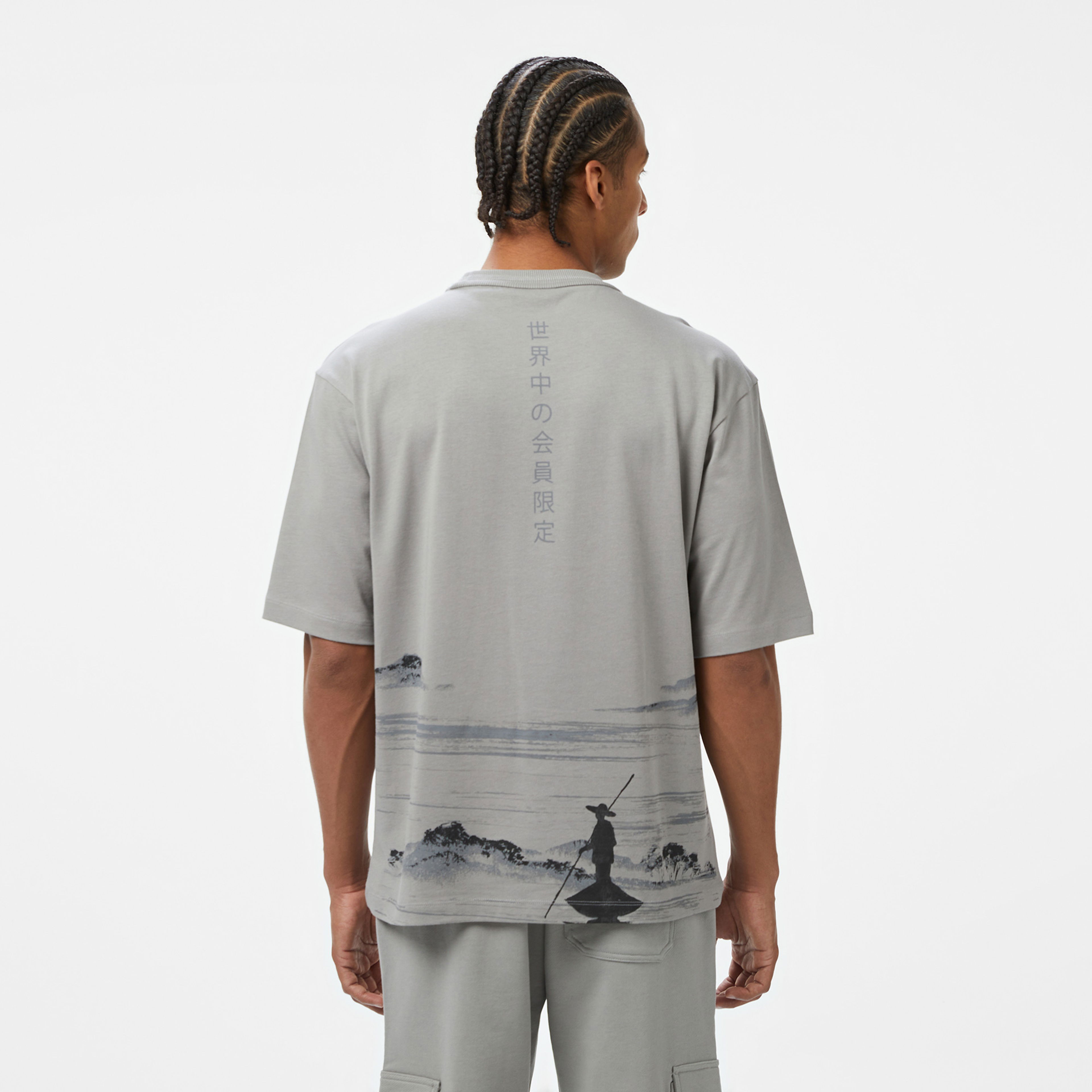 UNITED4 Comfort Erkek Gri T-Shirt