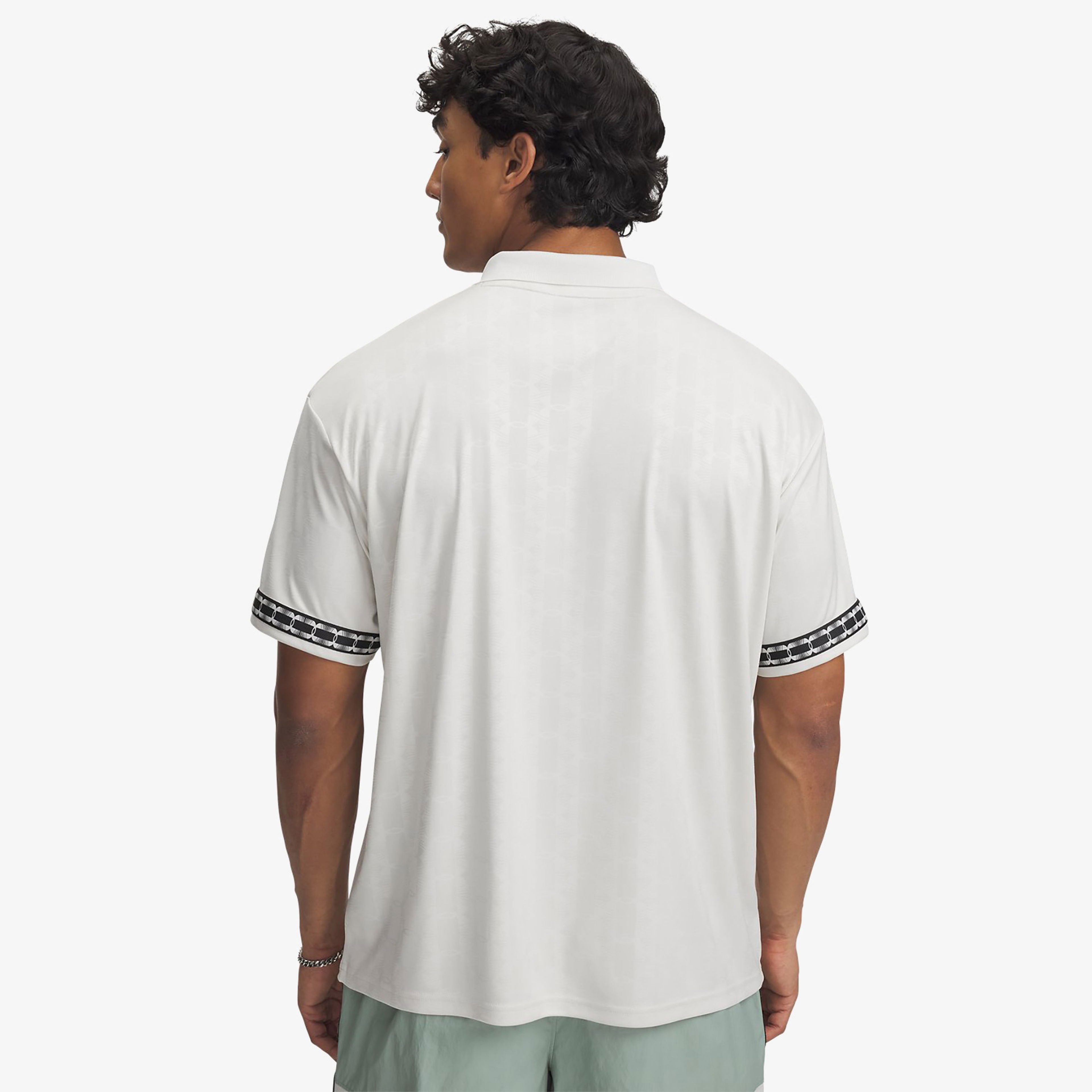 Under Armour Terrace 96 Jersey Erkek Beyaz T-Shirt