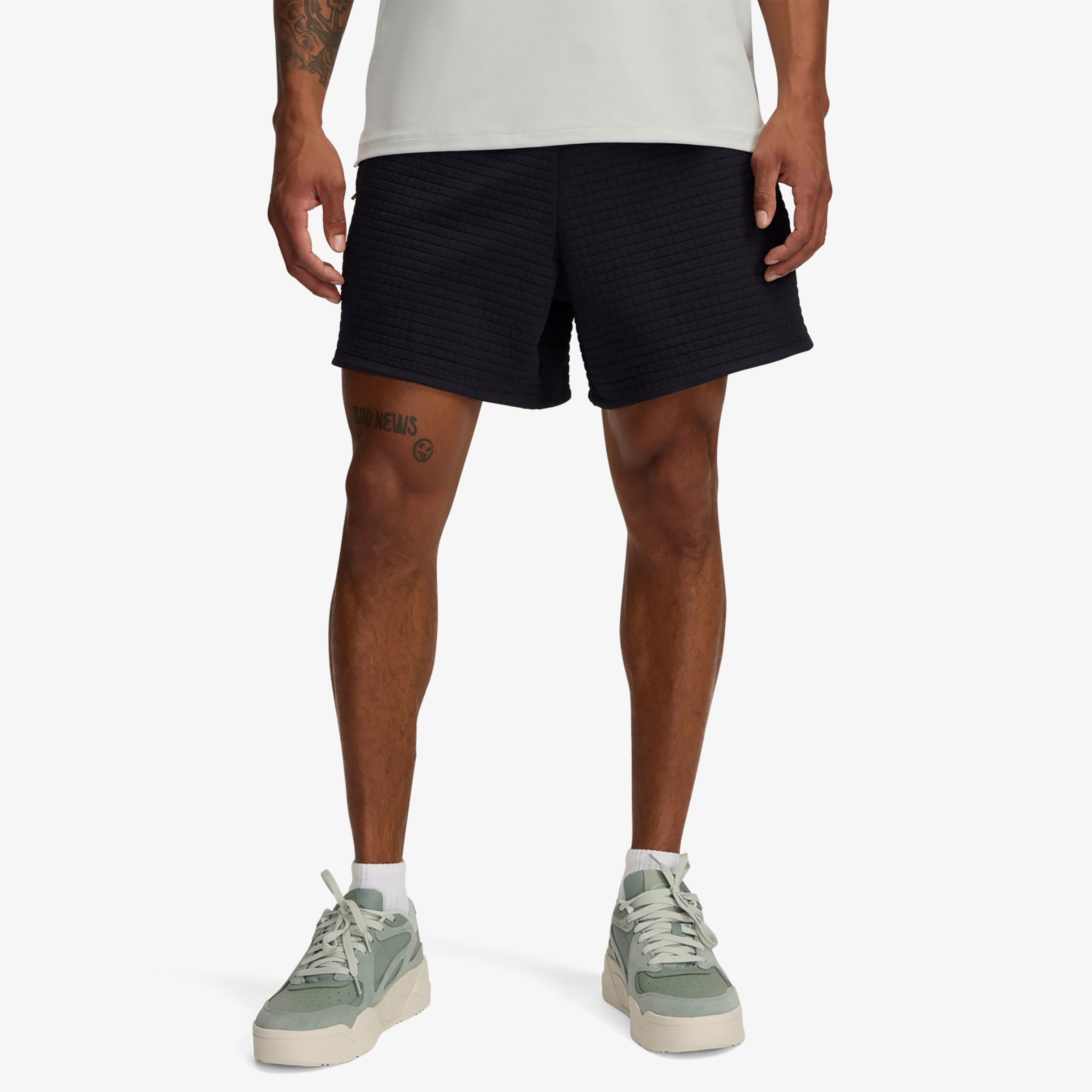 Under Armour Fleece Grid Erkek Siyah Şort