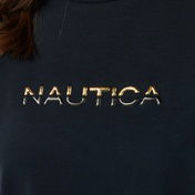 Nautica Kadın Siyah Regular Fit Baskılı T-Shirt