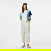 Nautica Kadın Mavi Regular Fit Renk Bloklu T-Shirt