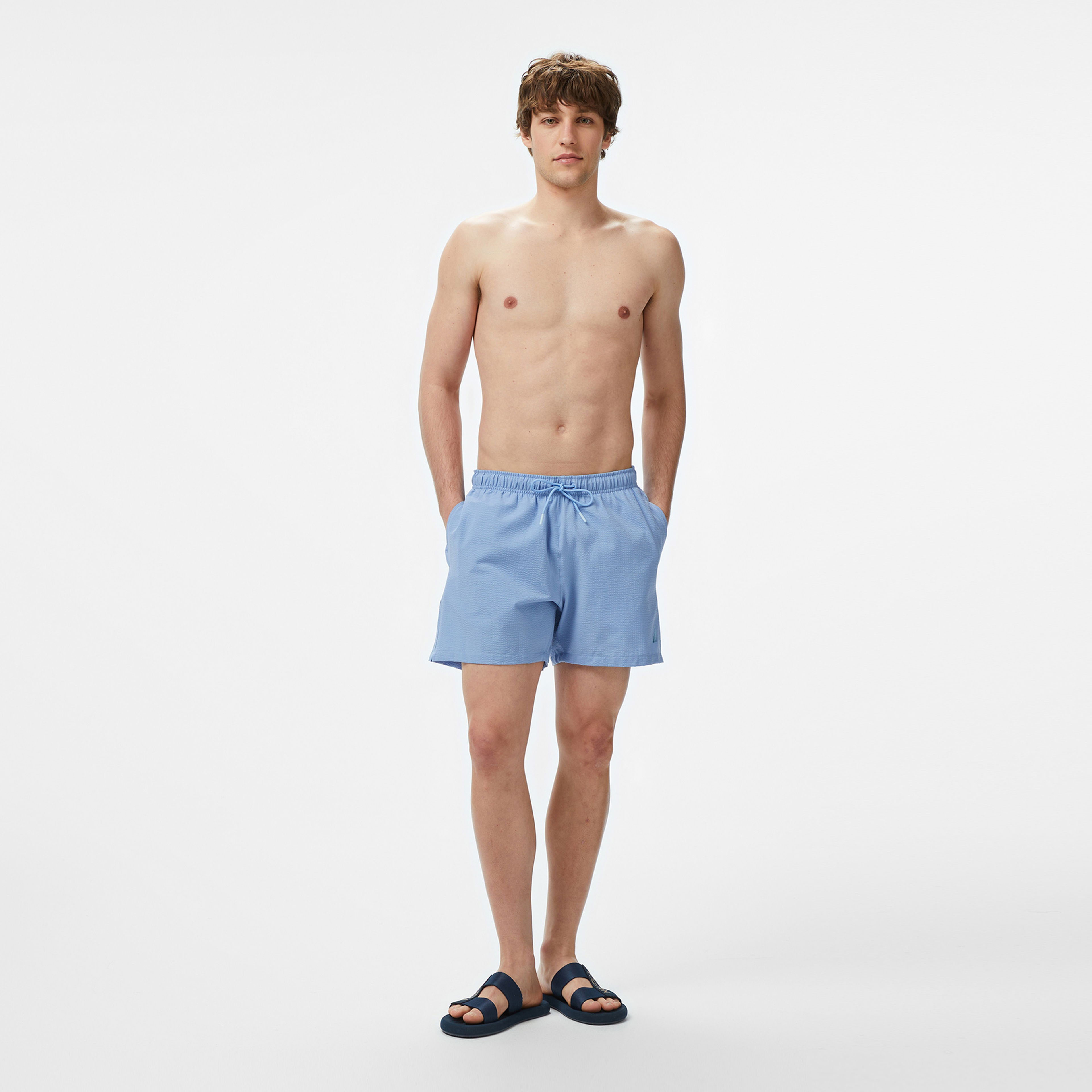 Nautica Regular Fit Erkek Mavi Mayo
