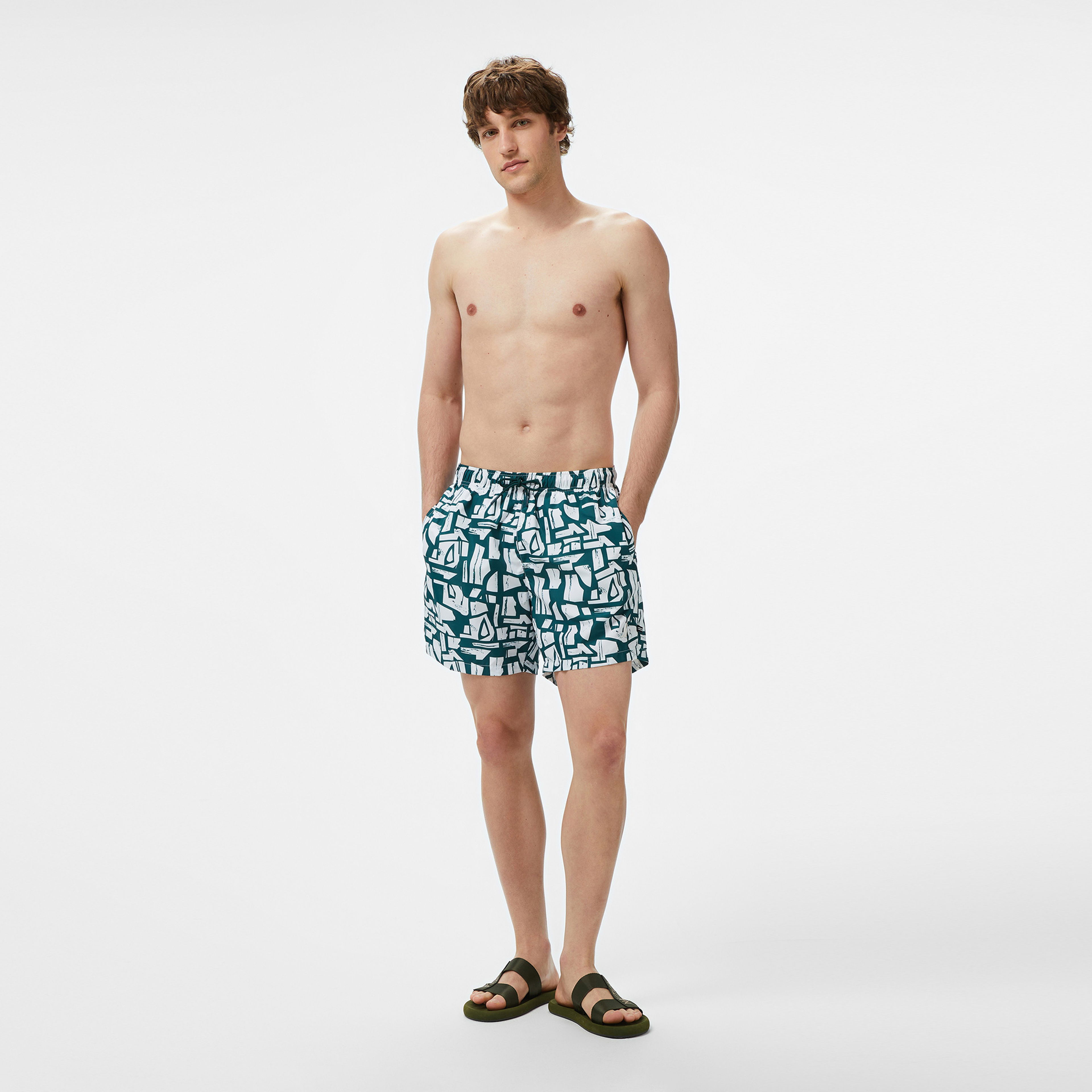 Nautica Regular Fit Erkek Yeşil Mayo