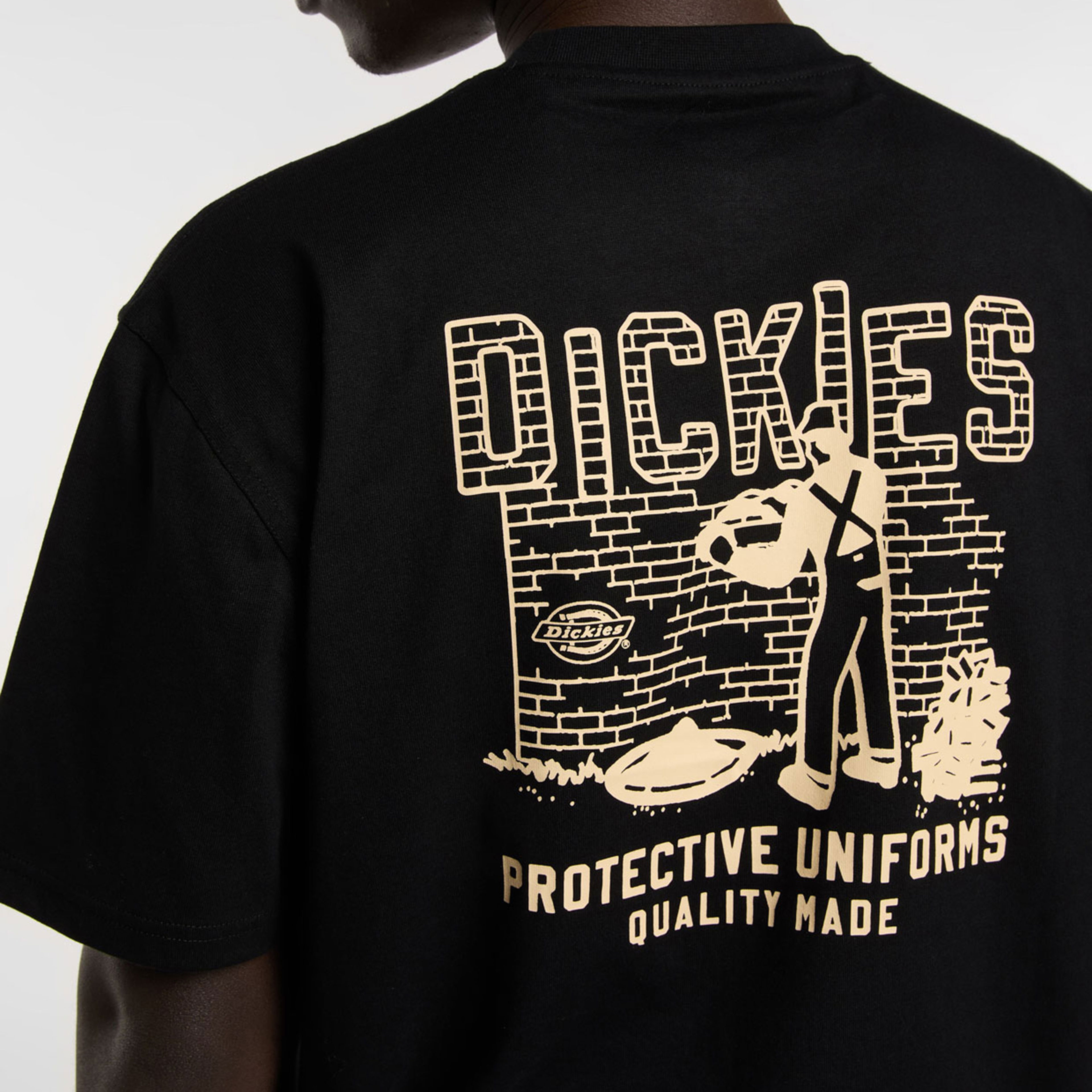 Dickies Bricklane Erkek Siyah T-Shirt