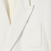 Lacoste Erkek Classic Fit Beyaz Ceket
