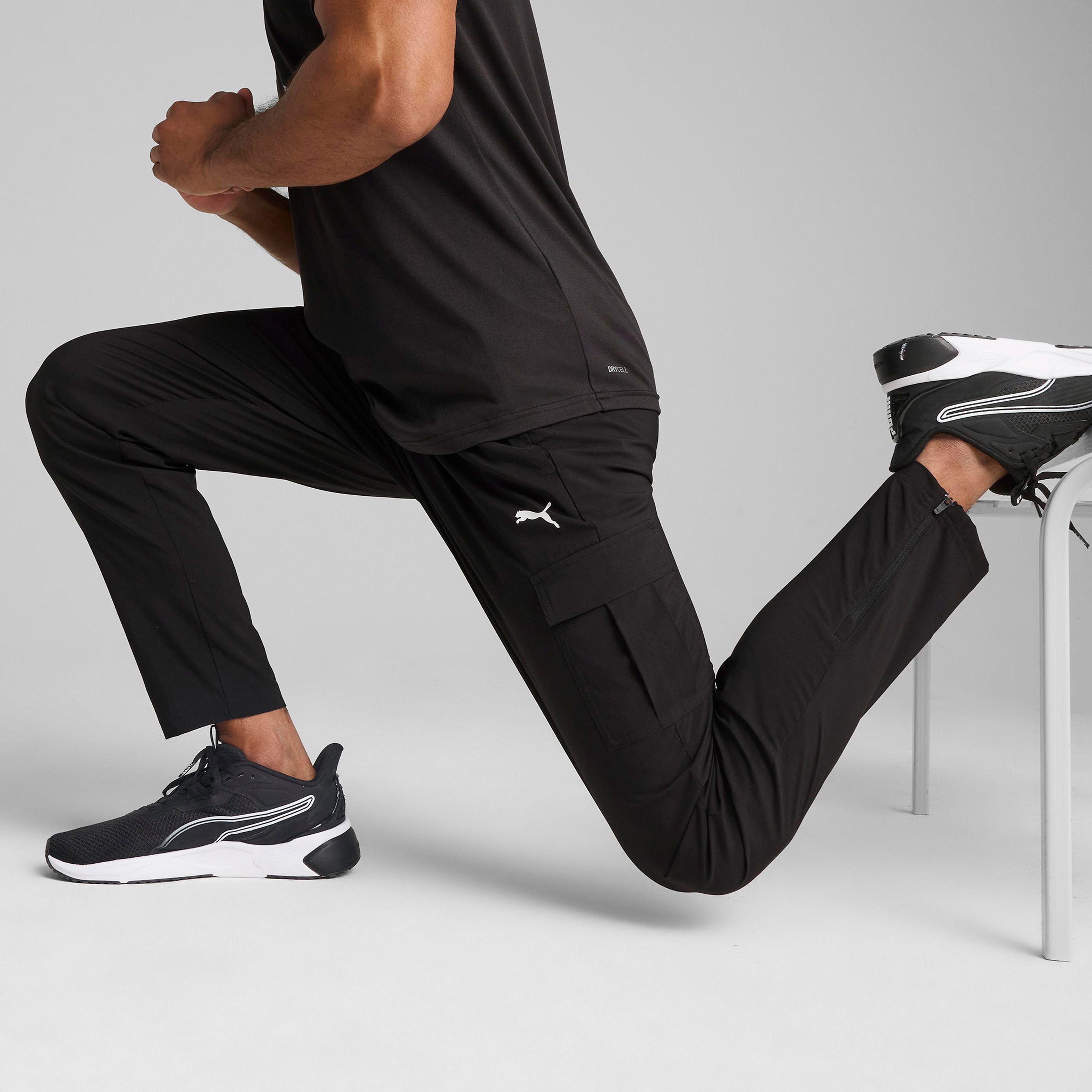 Puma Tad Tech Woven Cargo Erkek Siyah Eşofman Altı