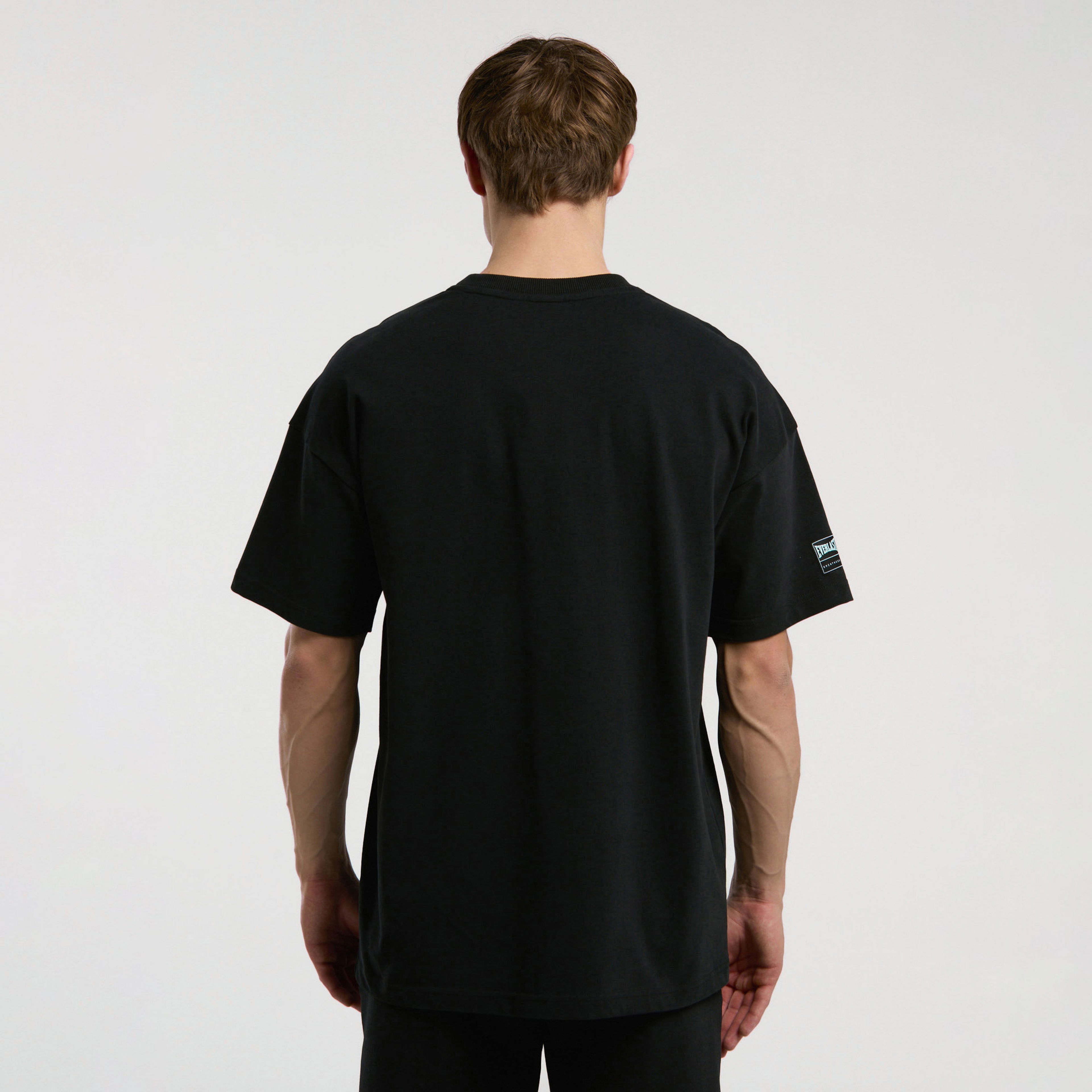 Everlast Ever Essentials Oversize Erkek Siyah T-Shirt
