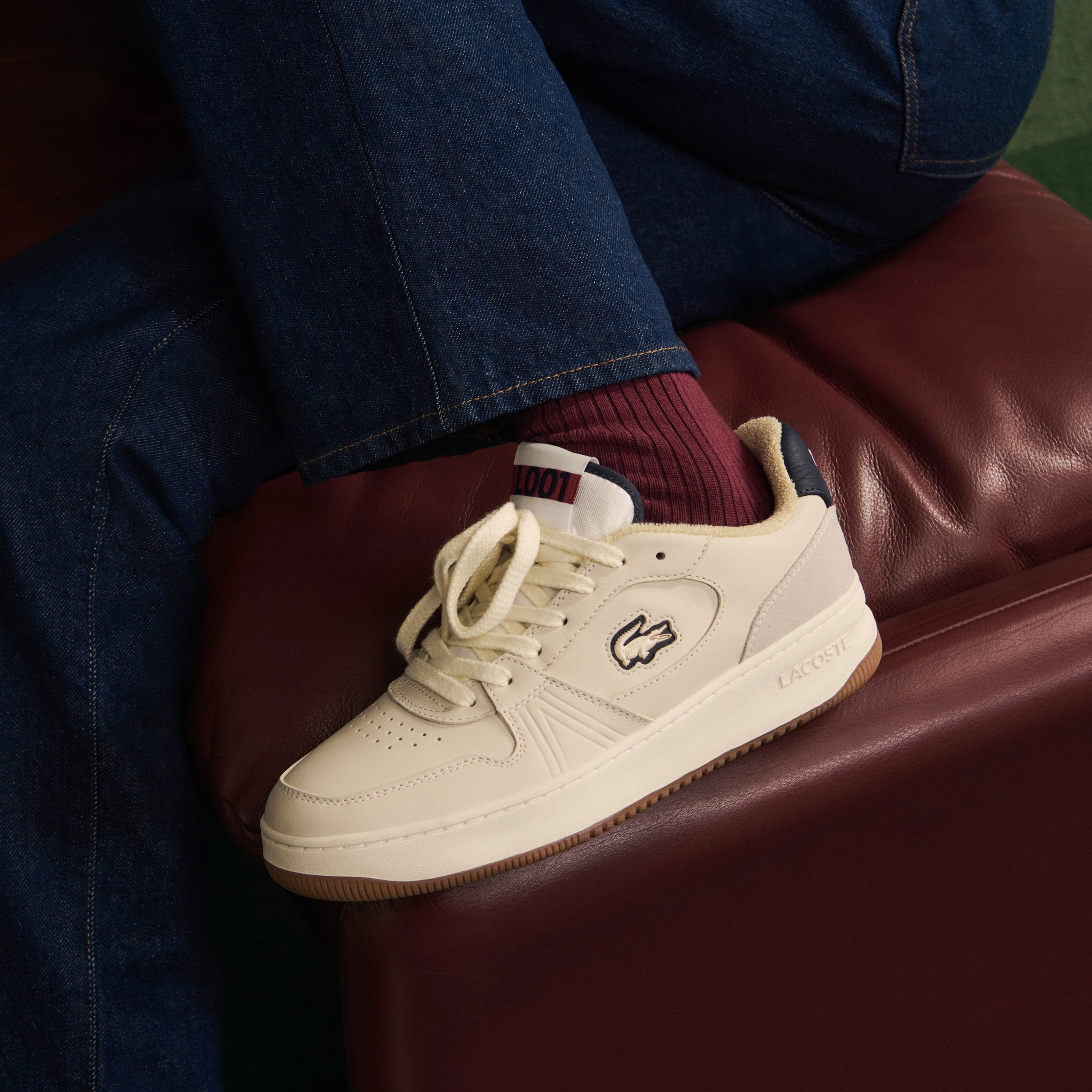 Lacoste L001 Set Erkek Bej Sneaker