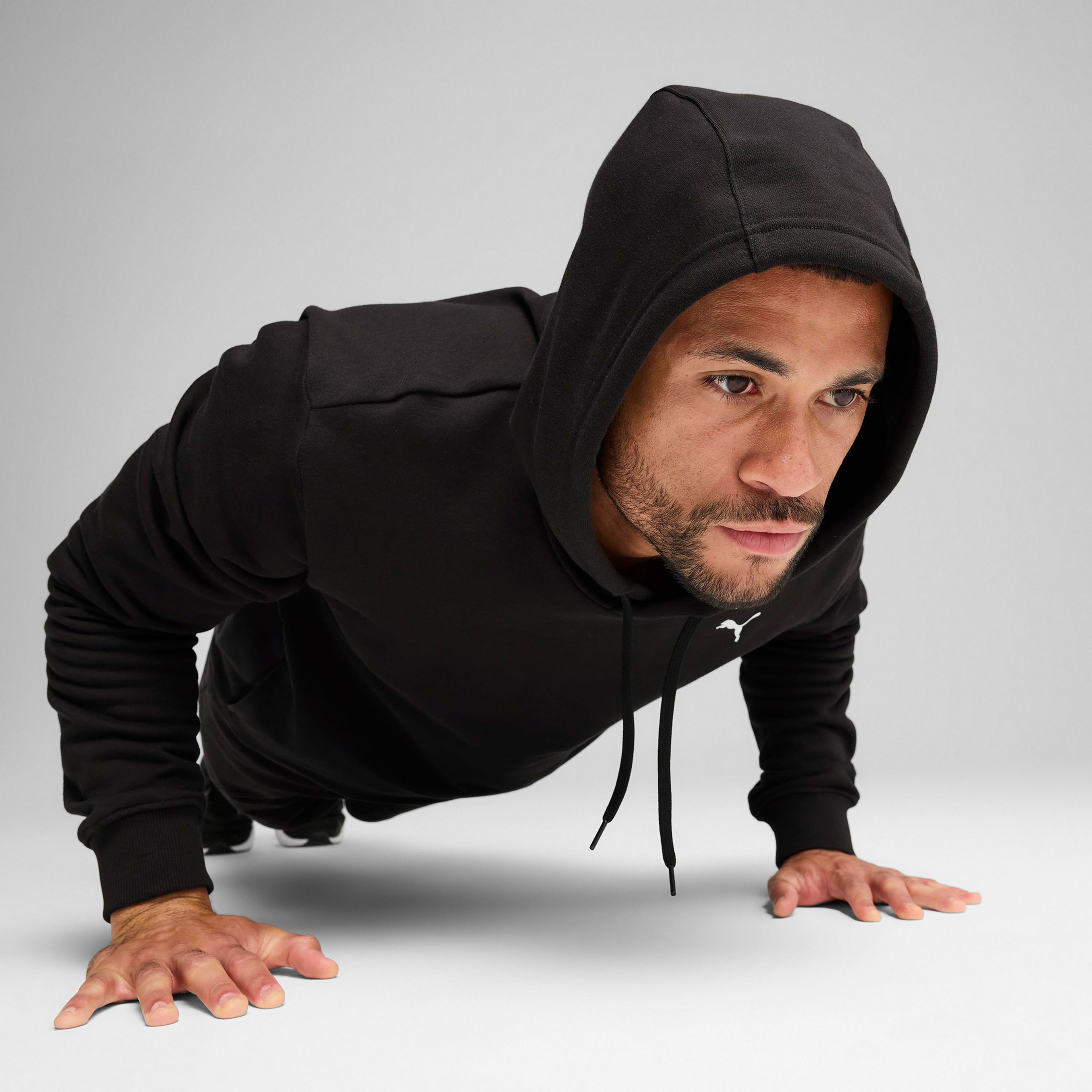 Puma Tad Ess French Terry Erkek Siyah Sweatshirt