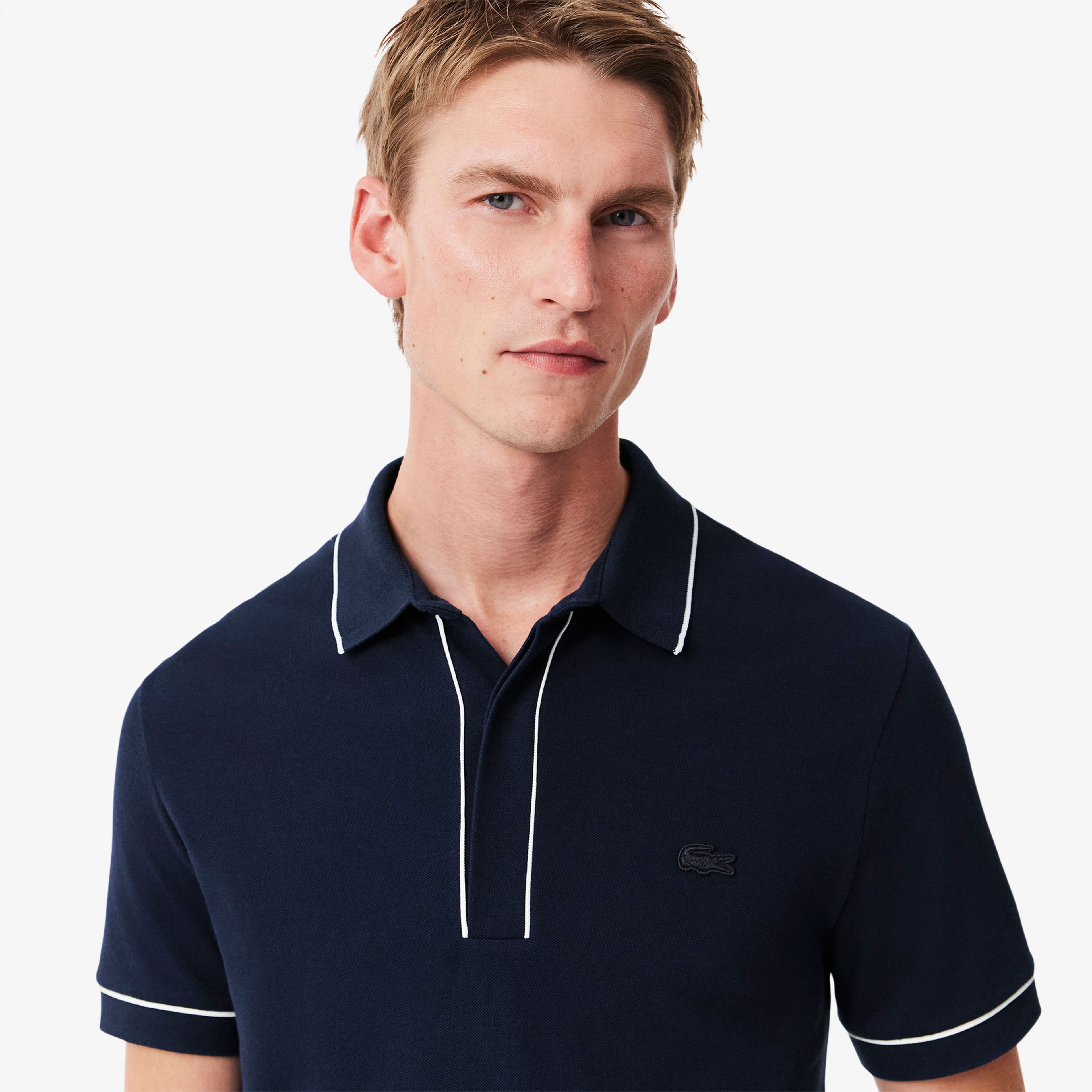 Lacoste Paris Erkek Regular Fit Organik Pamuk Lacivert Polo