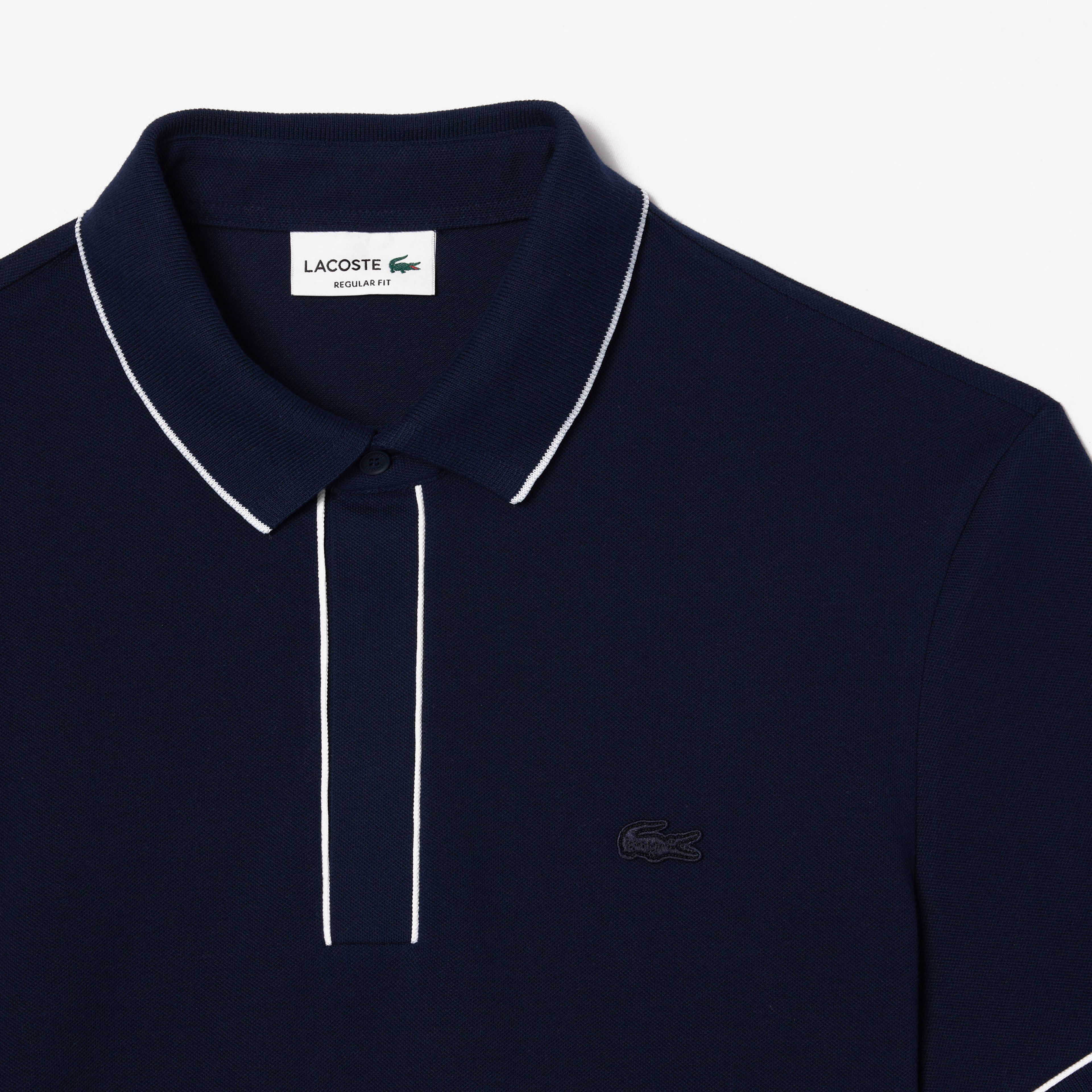 Lacoste Paris Erkek Regular Fit Organik Pamuk Lacivert Polo