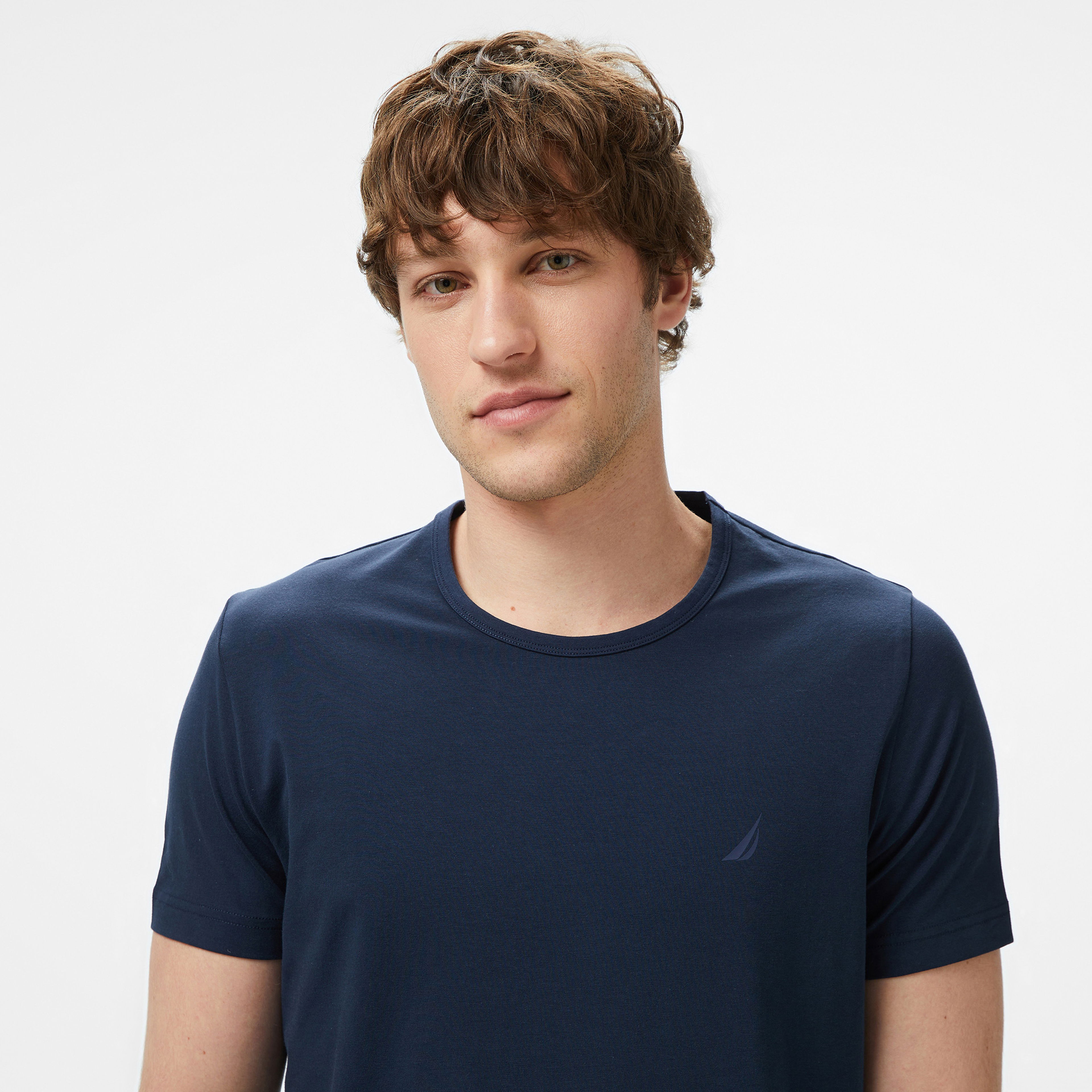 Nautica Erkek Lacivert Regular Fit T-Shirt