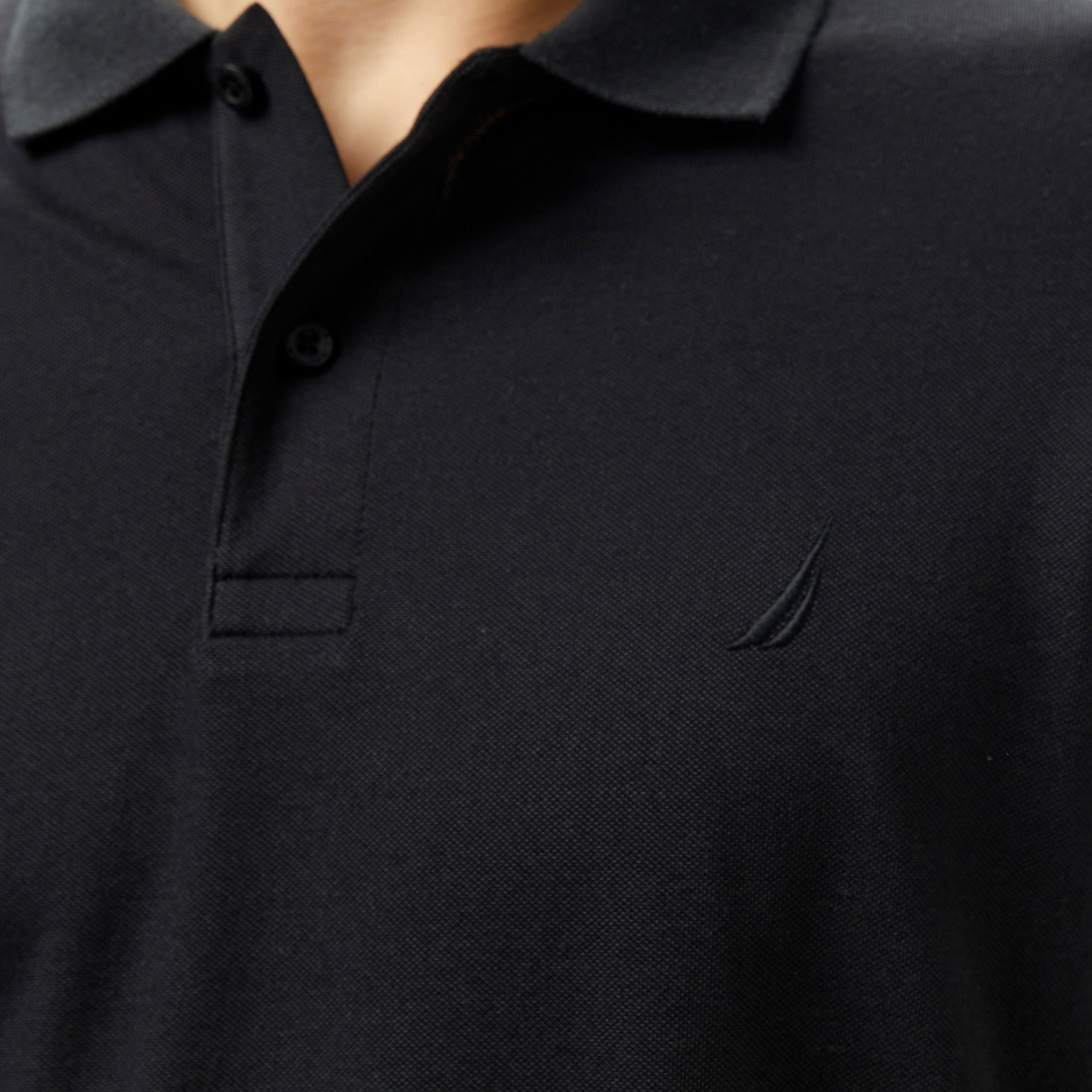 Nautica Erkek Siyah Classic Fit Polo Yaka T-Shirt