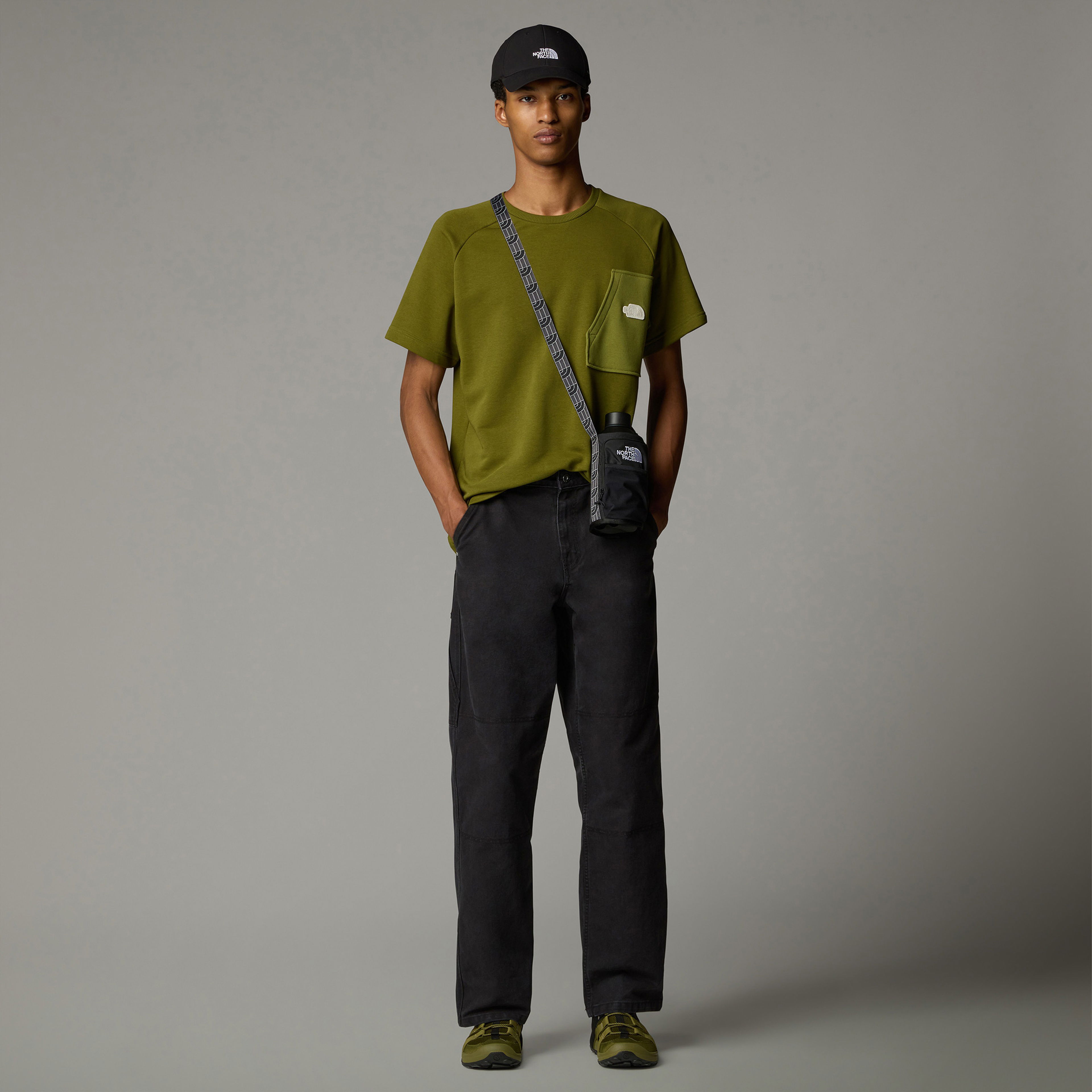 The North Face Terry Relaxed Erkek Yeşil T-Shirt