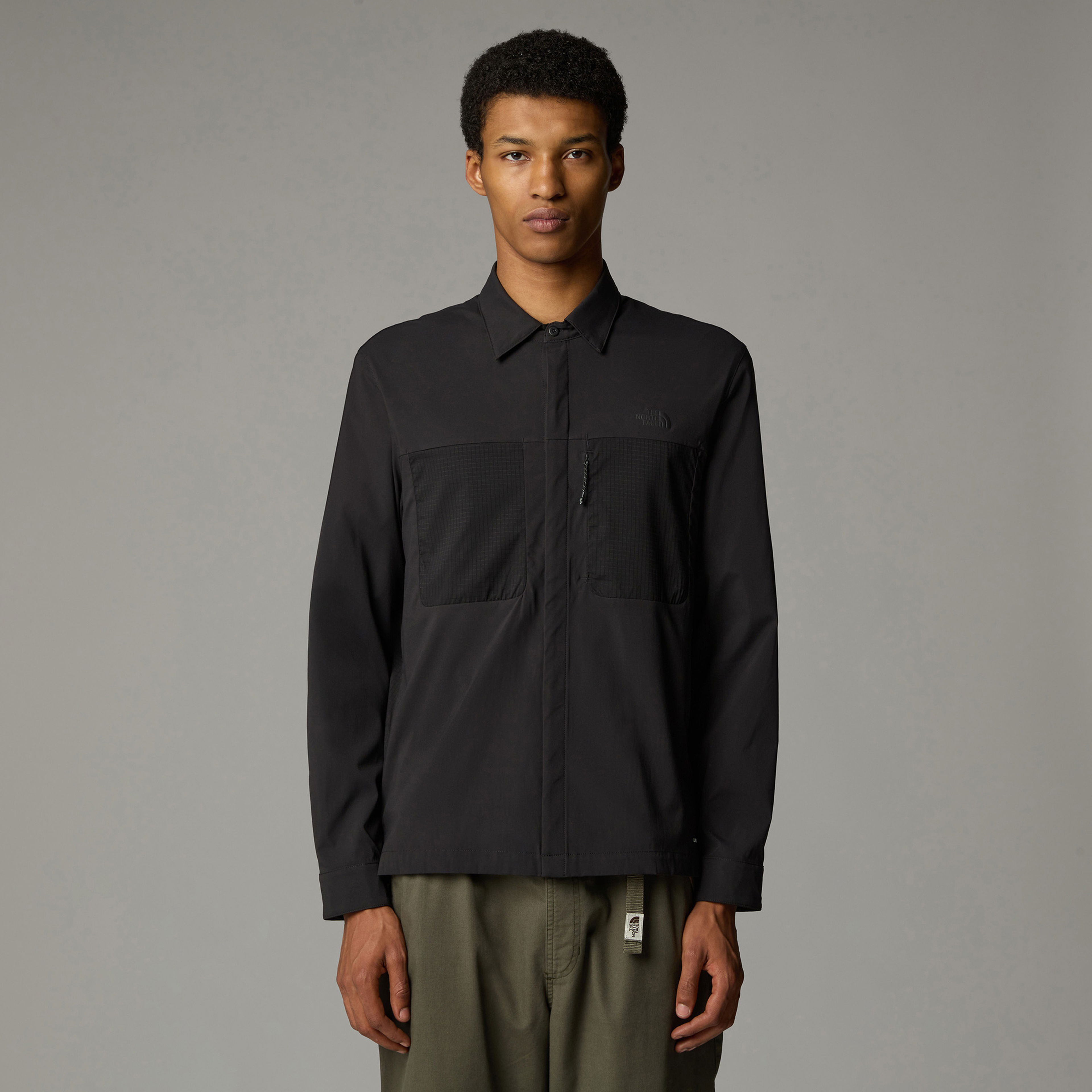 The North Face L/S Lightrange Erkek Siyah Gömlek