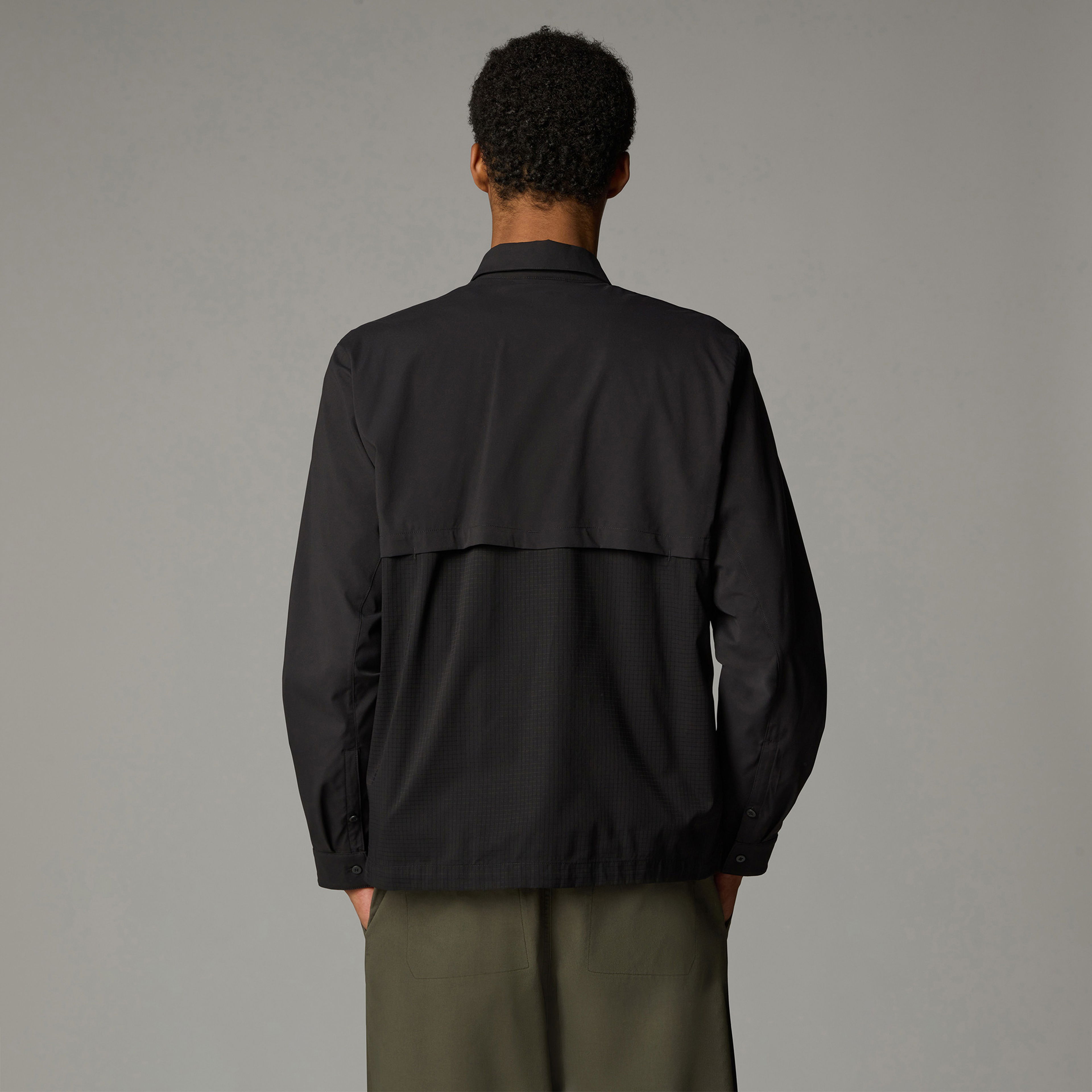 The North Face L/S Lightrange Erkek Siyah Gömlek