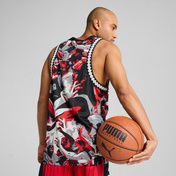 Puma Rival Rage Aop Mesh Tank Erkek Kırmızı Atlet