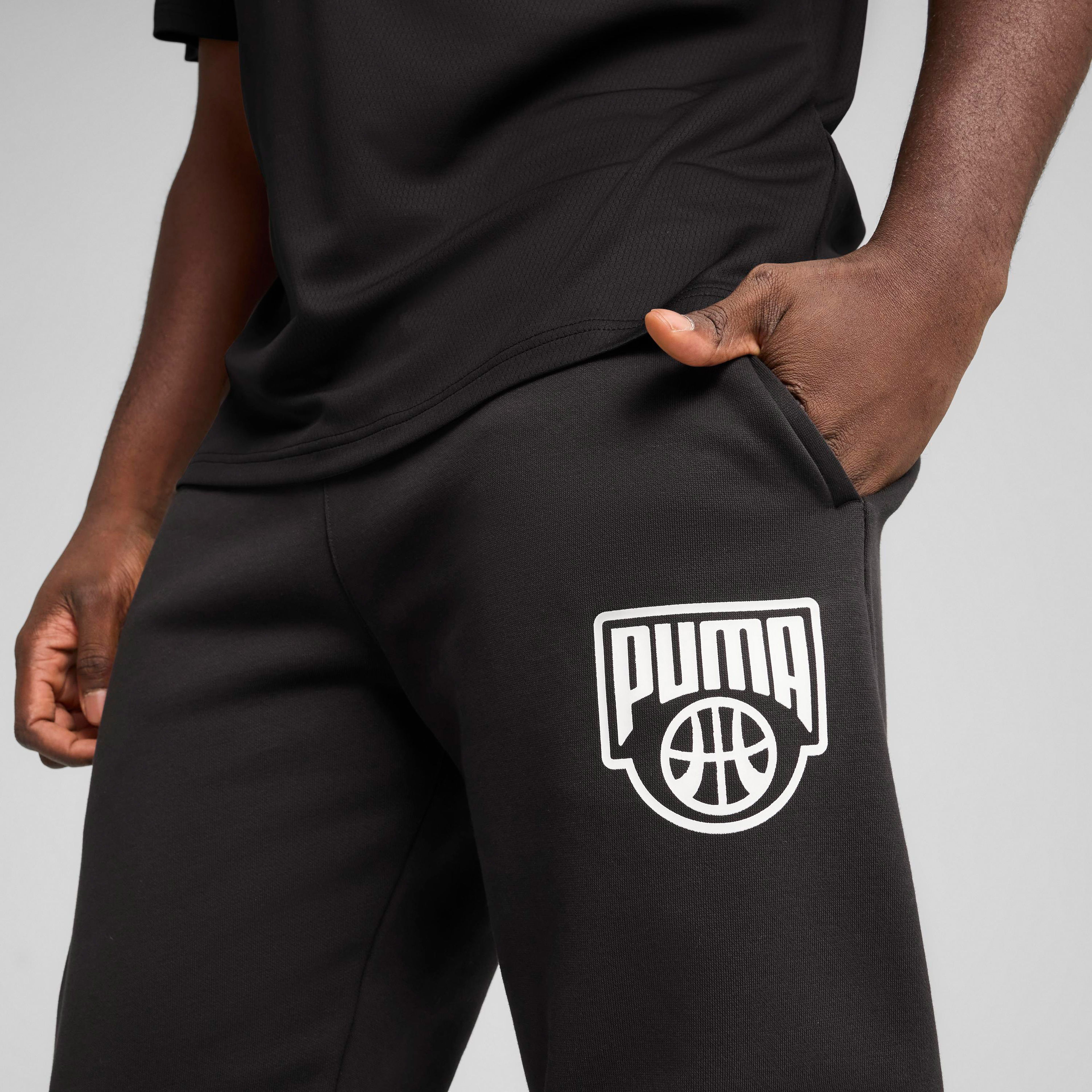 Puma Posterize Sweat Erkek Siyah Eşofman Altı