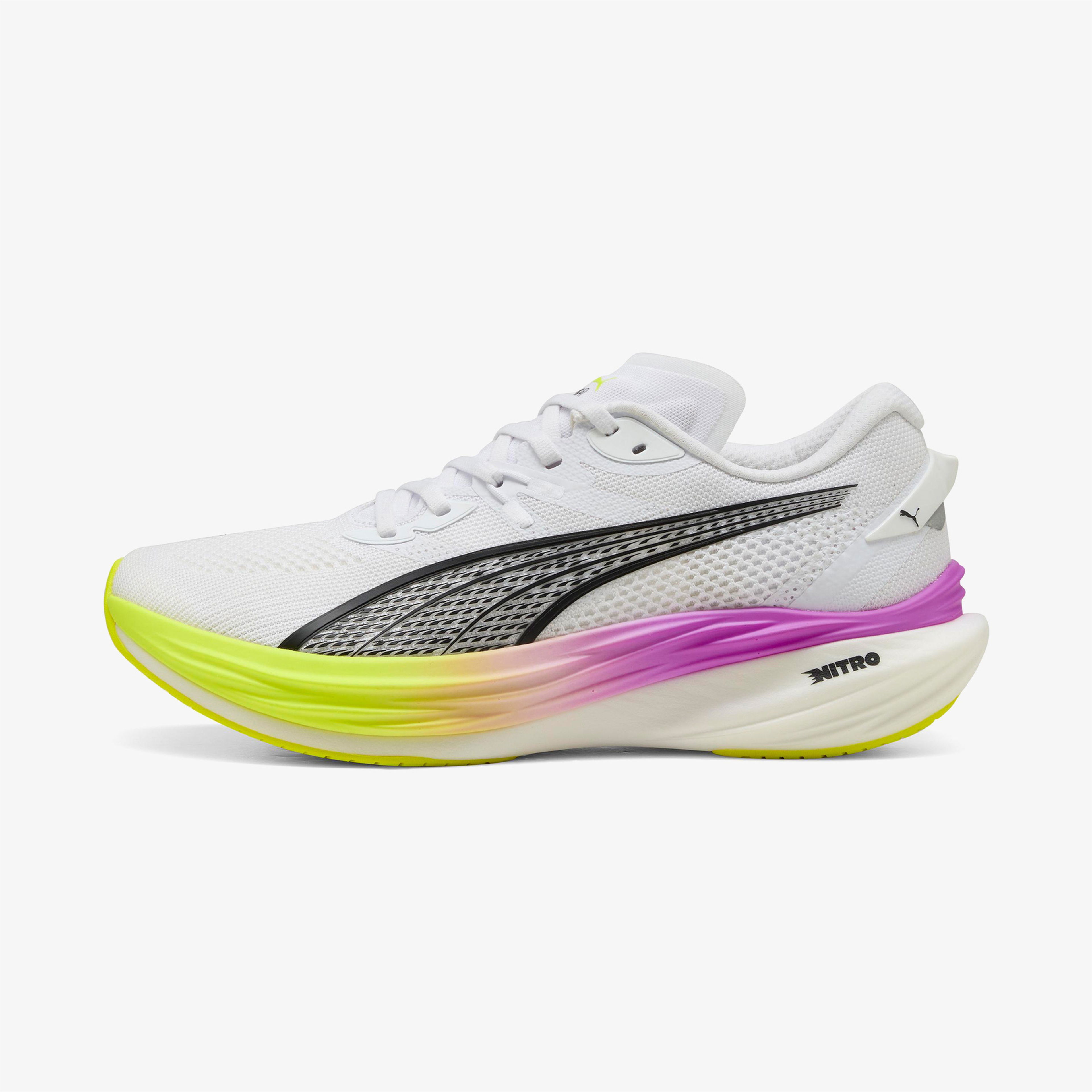 Puma Deviate Nitro 3 Erkek Beyaz Koşu Ayakkabısı