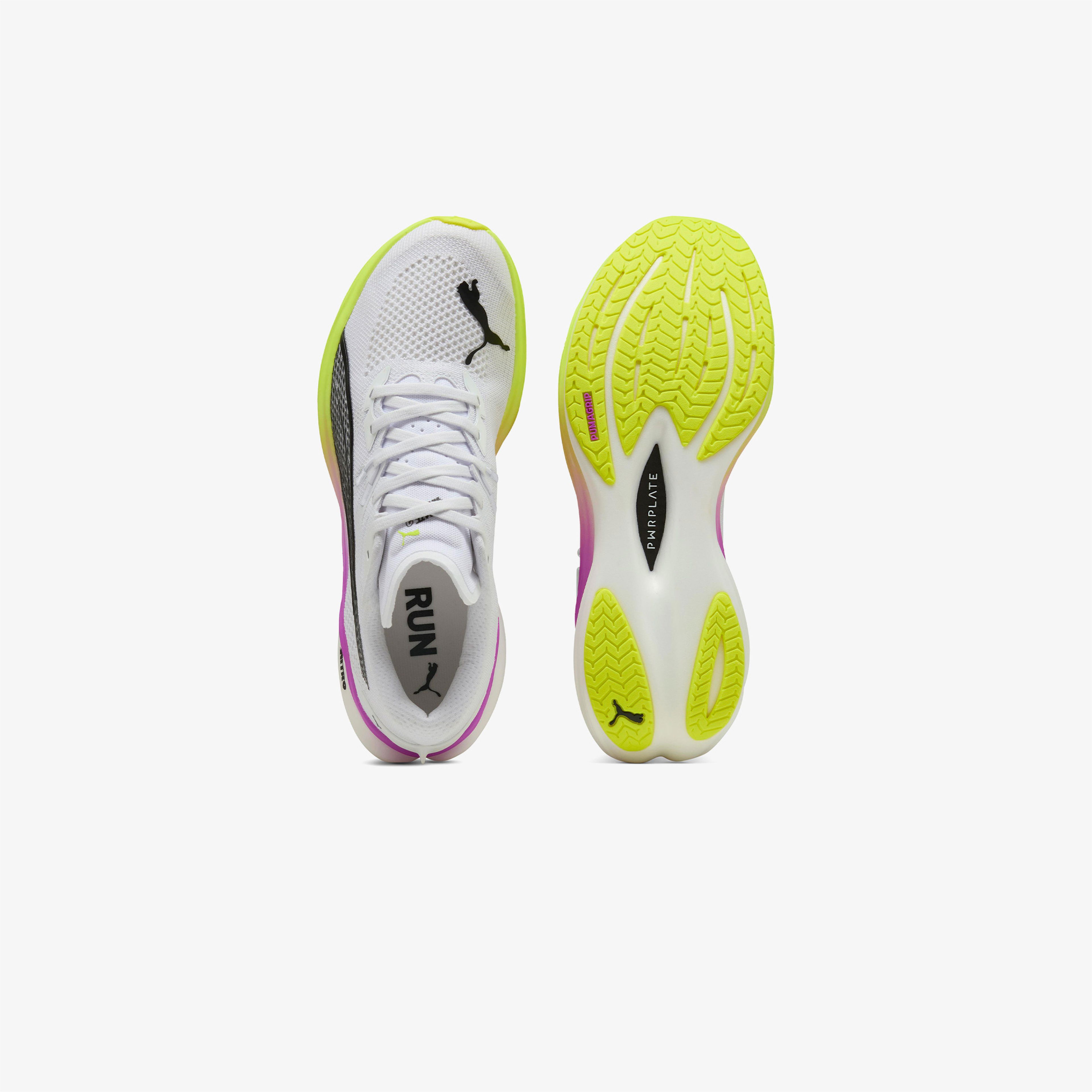 Puma Deviate Nitro 3 Erkek Beyaz Koşu Ayakkabısı