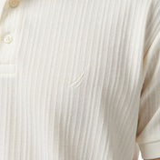 Nautica Erkek Krem Classic Fit Polo Yaka T-Shirt