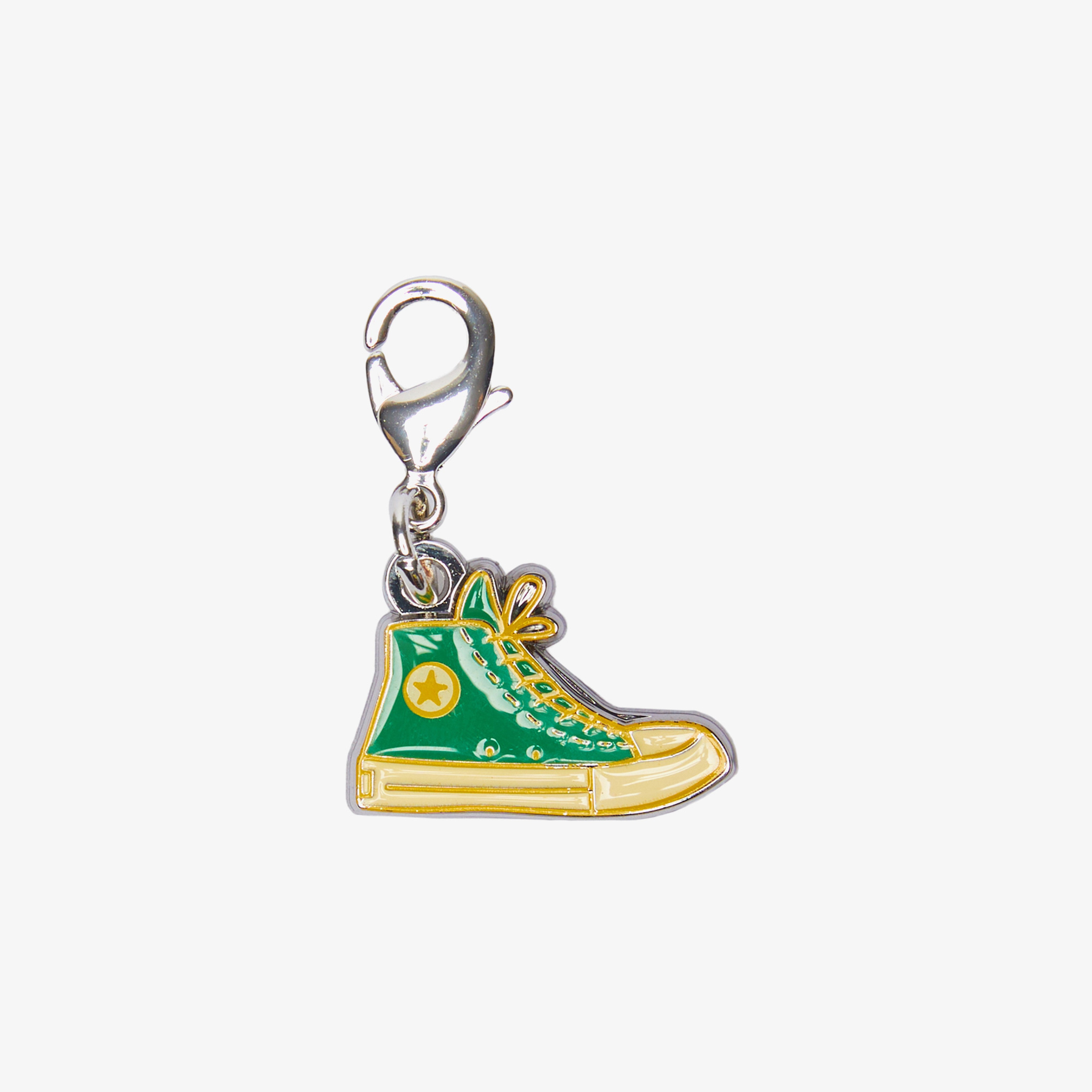 Converse Ayakkabı Desenli Yeşil Charm