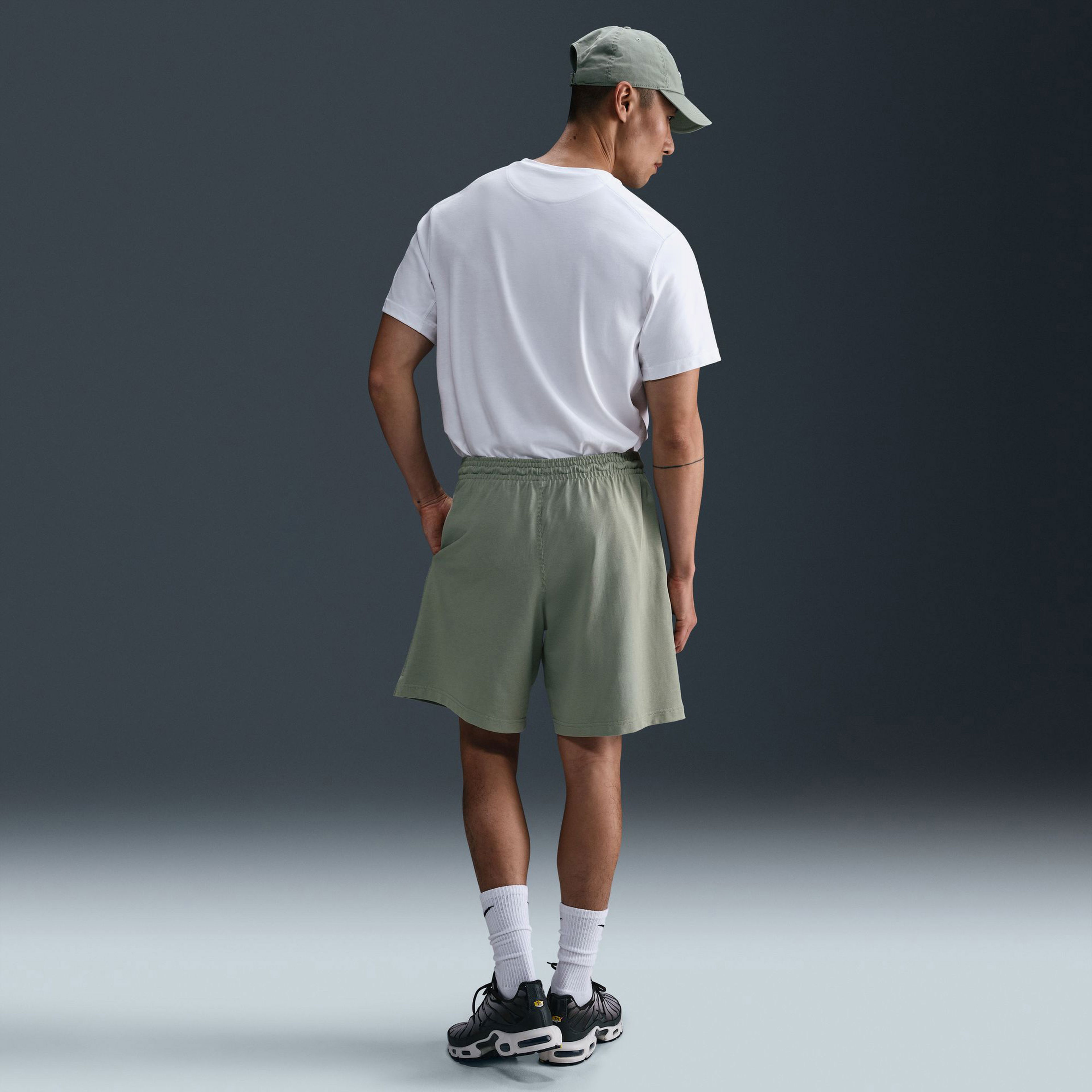 Nike Club Knit Erkek Gri Şort