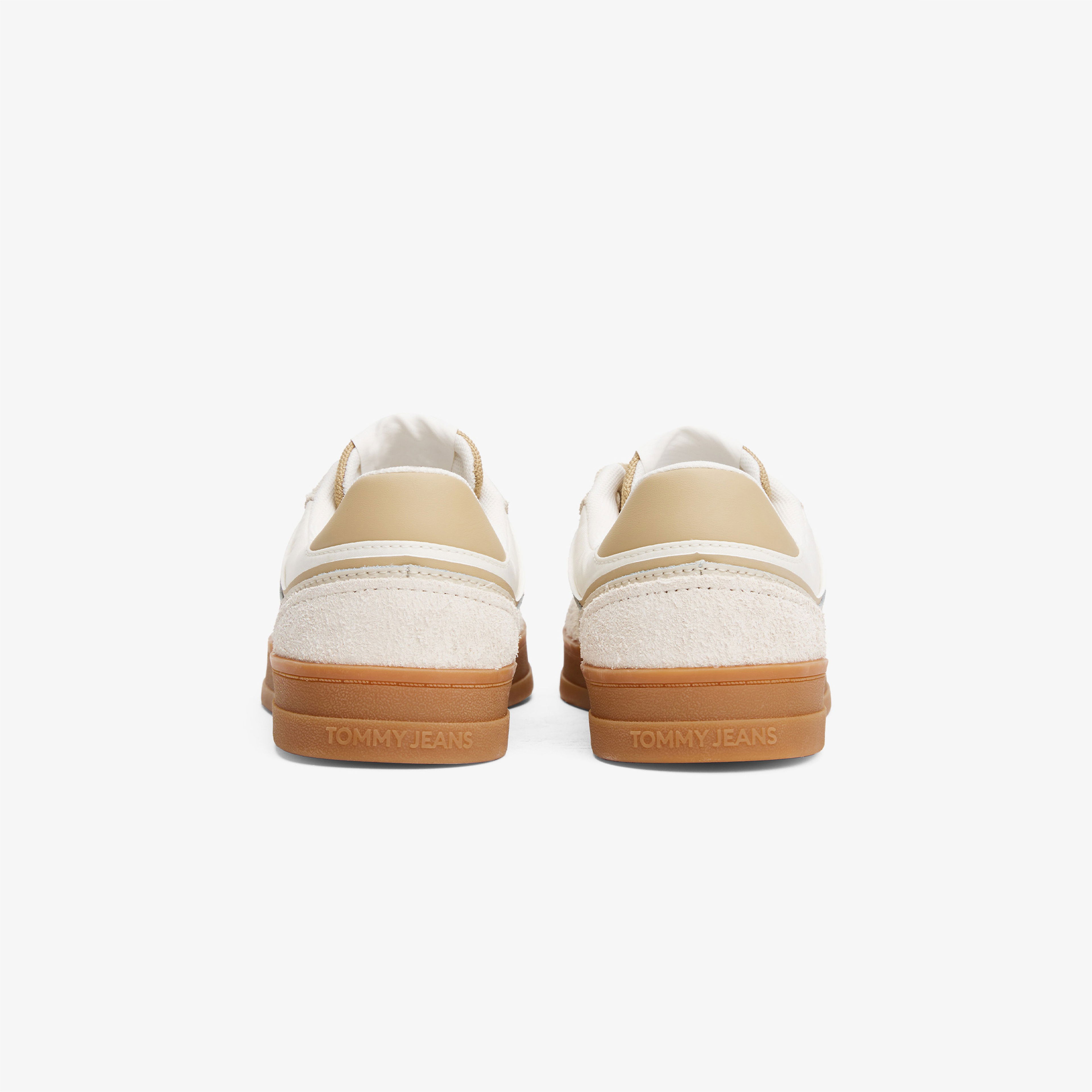 Tommy Hilfiger Greenwich Mix Media Kadın Bej Sneaker