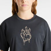 Vans Fire in Your Heart Ss Çocuk Gri T-Shirt
