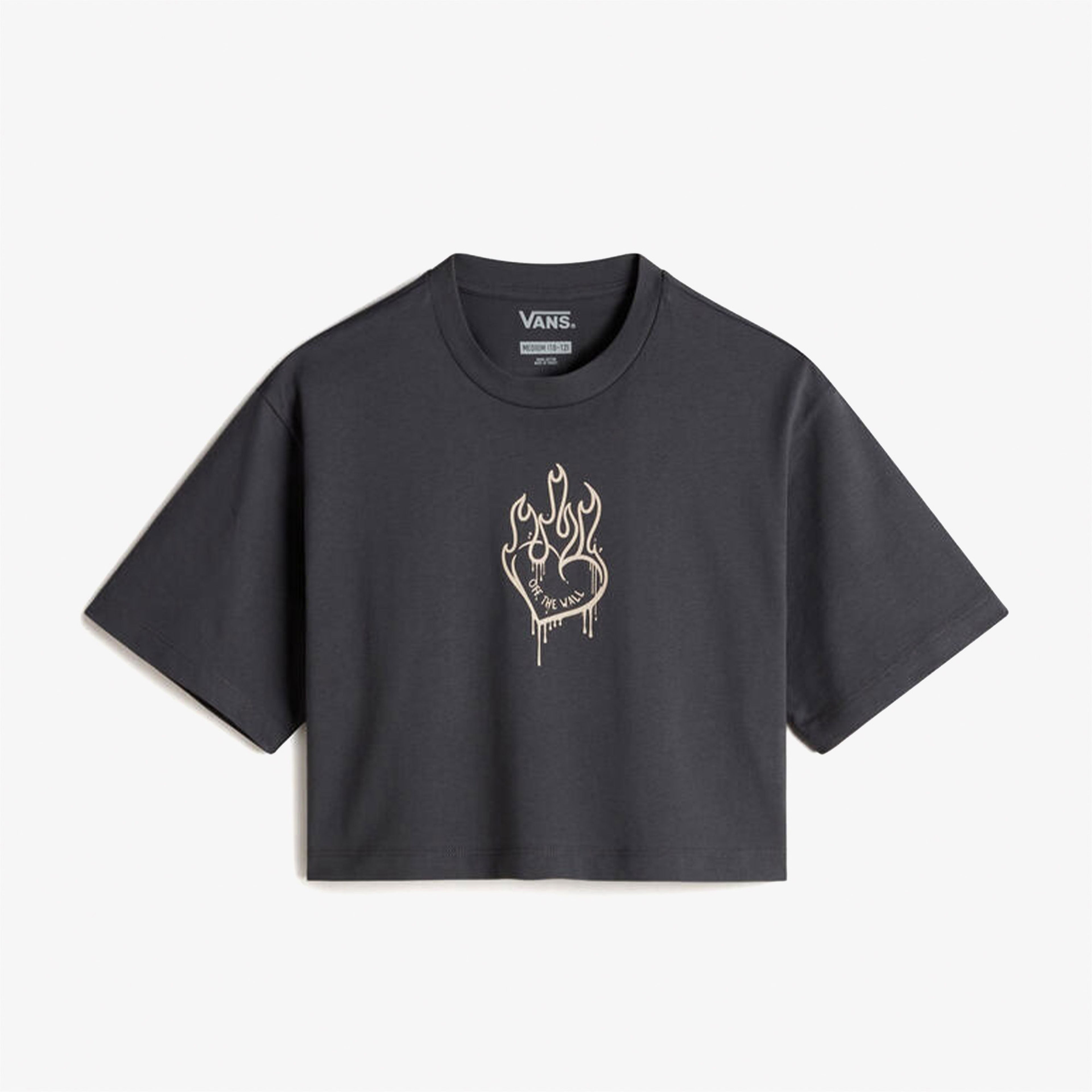 Vans Fire in Your Heart Ss Çocuk Gri T-Shirt
