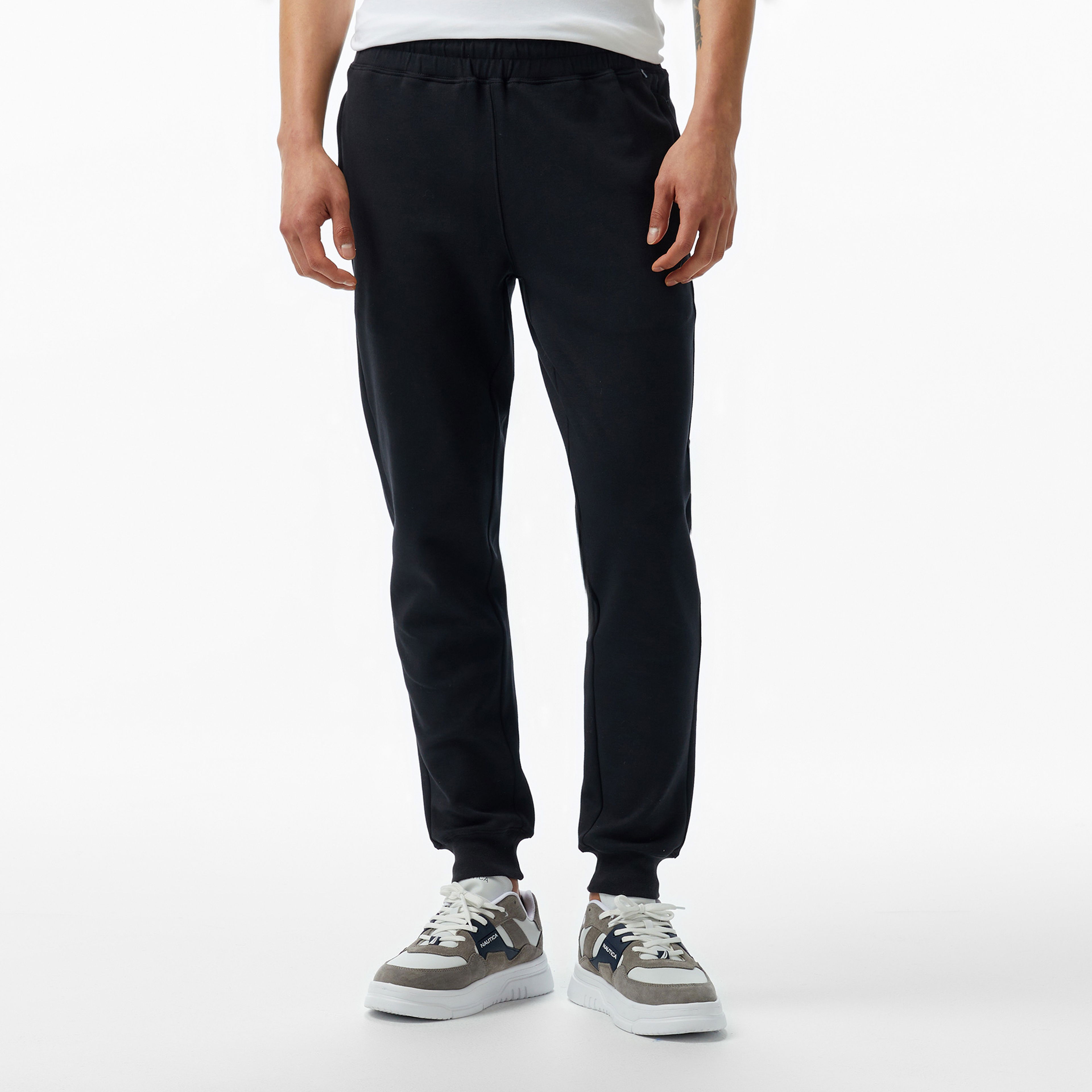 Nautica Erkek Siyah Regular Fit Eşofman Altı