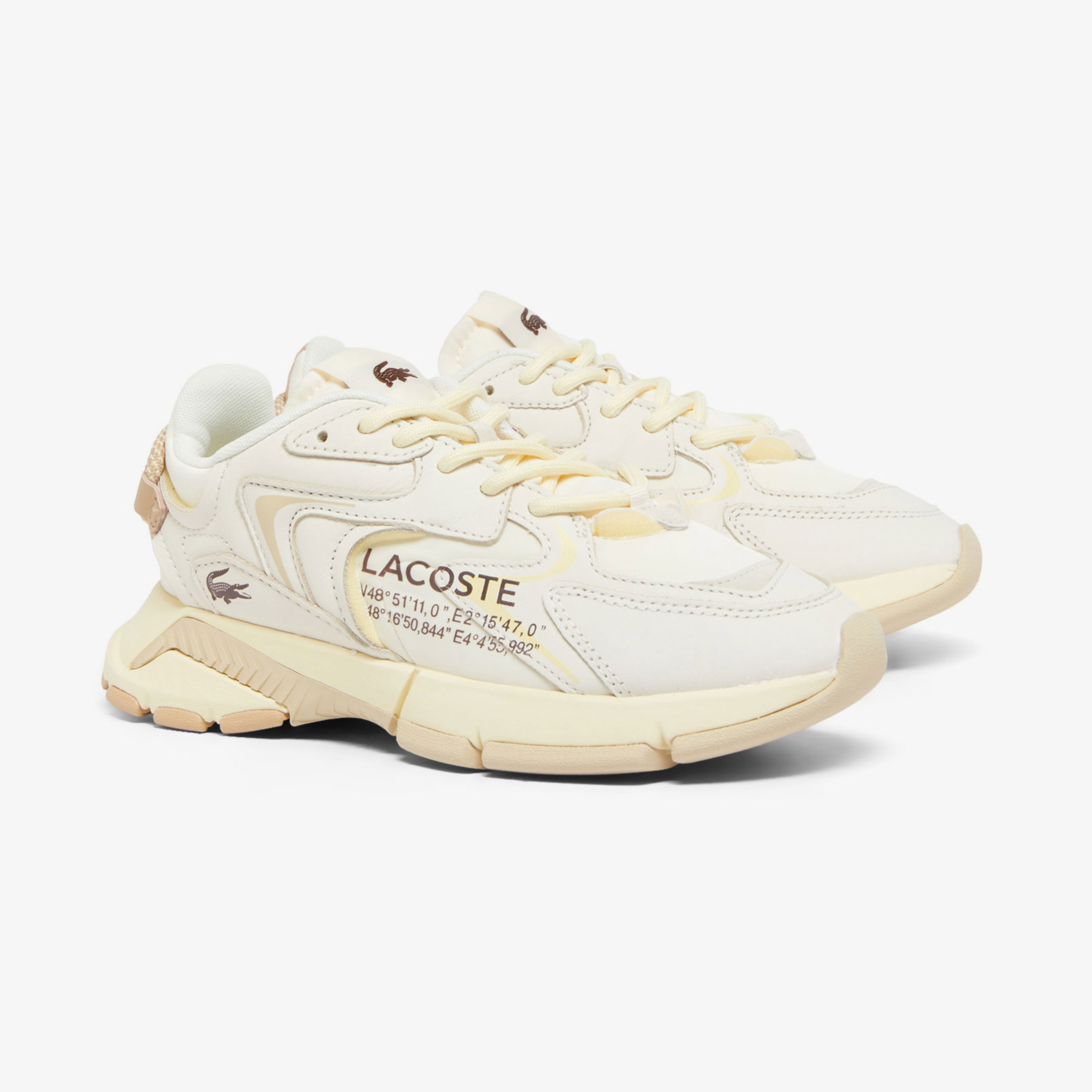 Lacoste L003 Neo Kadın Krem Sneaker