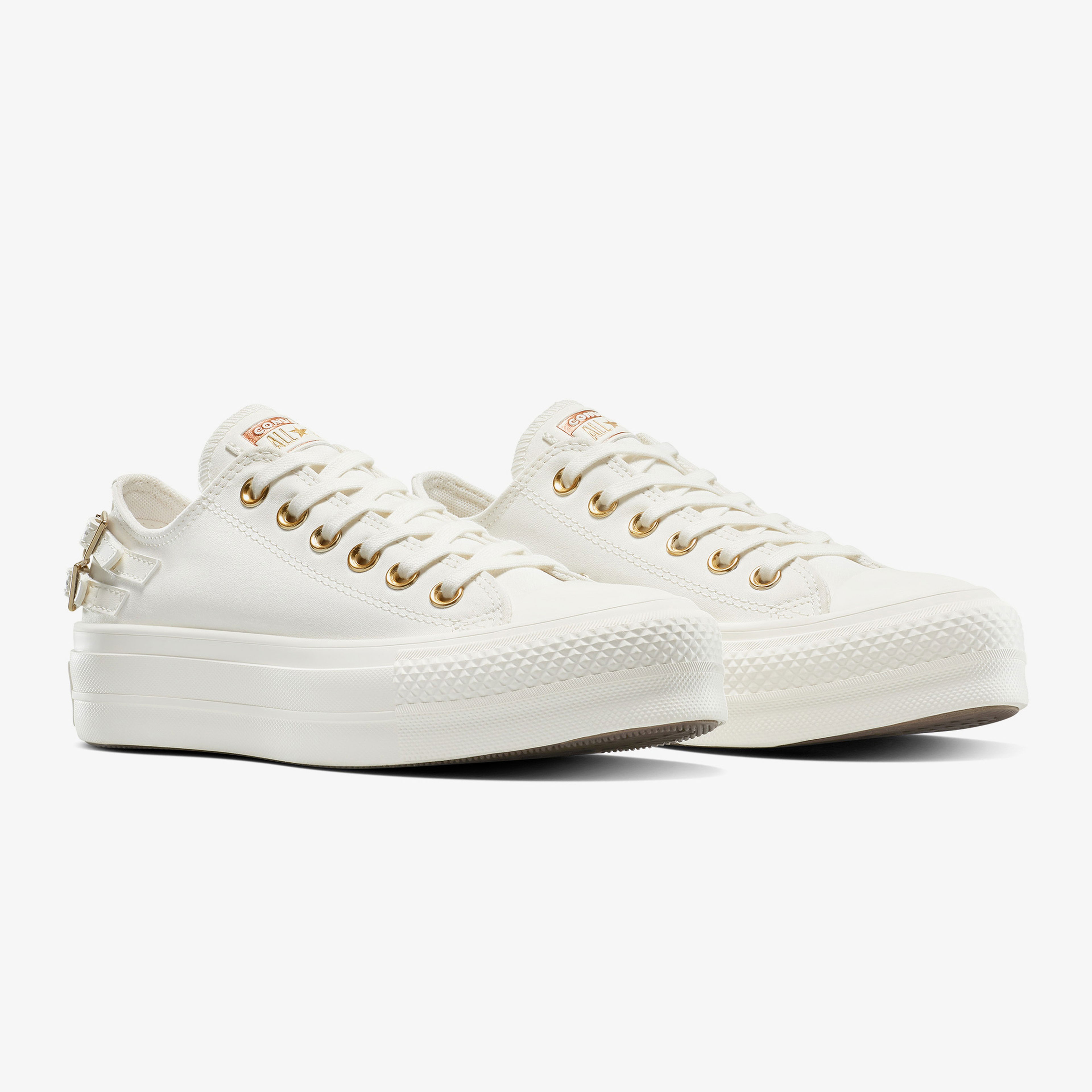Converse Chuck Taylor All Star Lift Platform Buckle Kadın Beyaz Sneaker