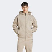 adidas Z.N.E. Full Zip Erkek Bej Sweatshirt
