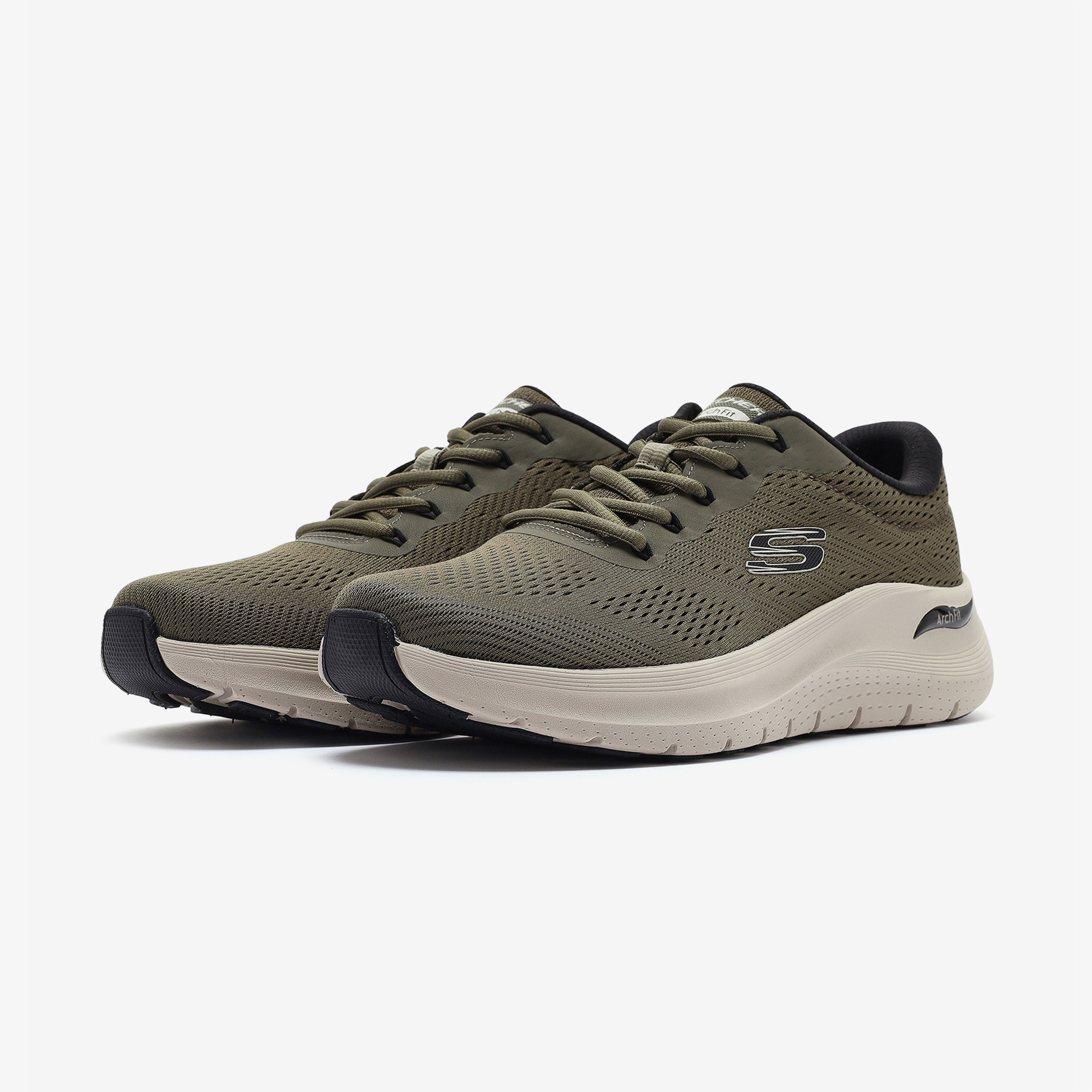 Skechers Arch Fit 2.0 Erkek Yeşil Spor Ayakkabı