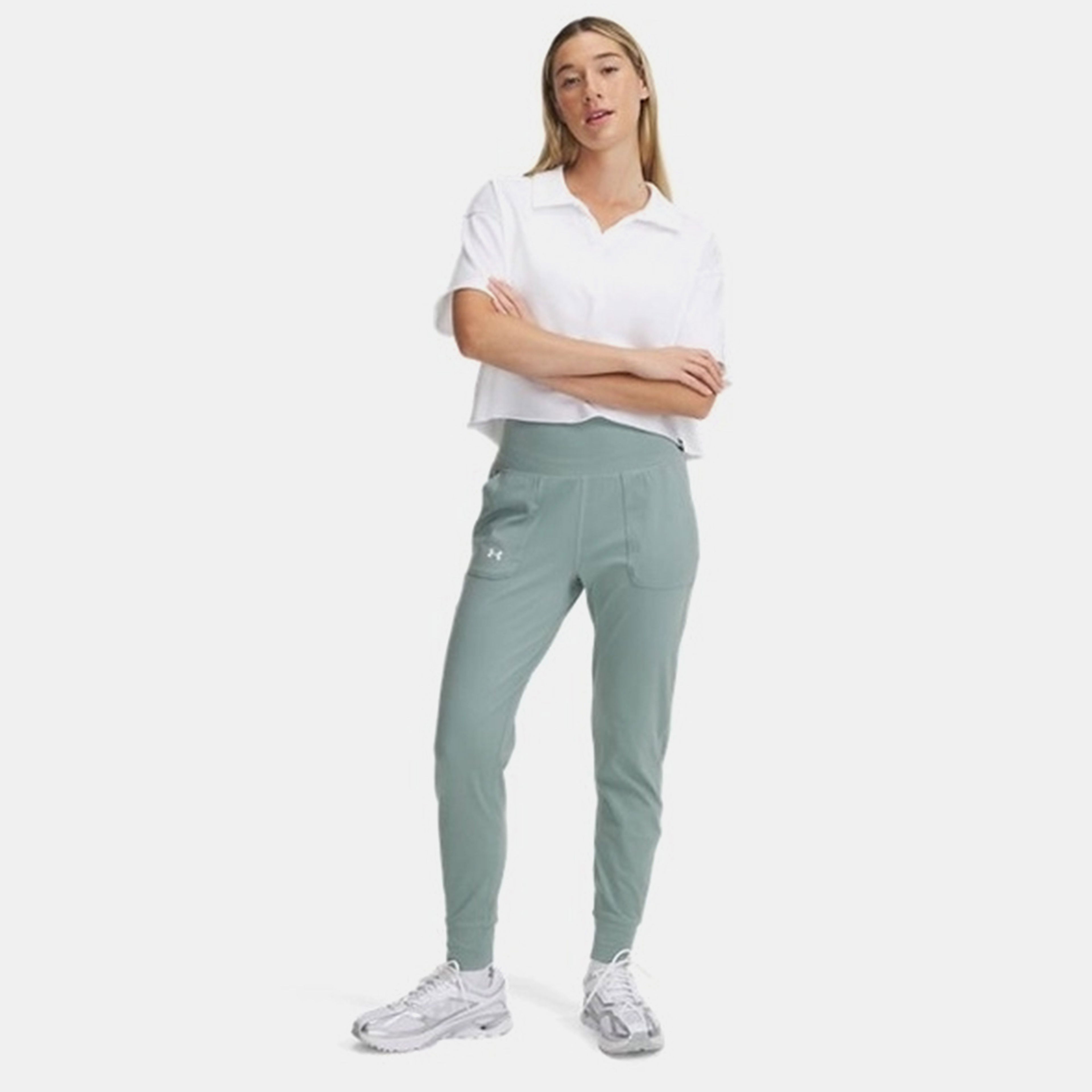 Under Armour Motion Kadın Yeşil Eşofman Altı