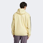 adidas Essentials 3 Stripes Windbreaker Erkek Sarı Ceket